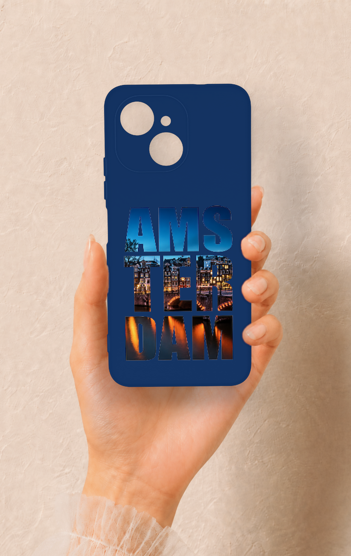 Tecno Spark 40C Uyumlu Amsterdam Desenli Silikon Kılıf