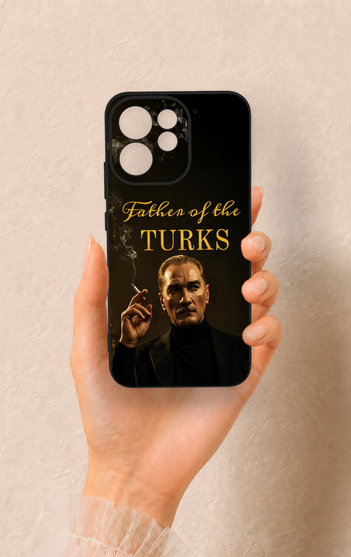 Oppo Reno 15F Uyumlu Father Of The Turks Desenli Silikon Kılıf