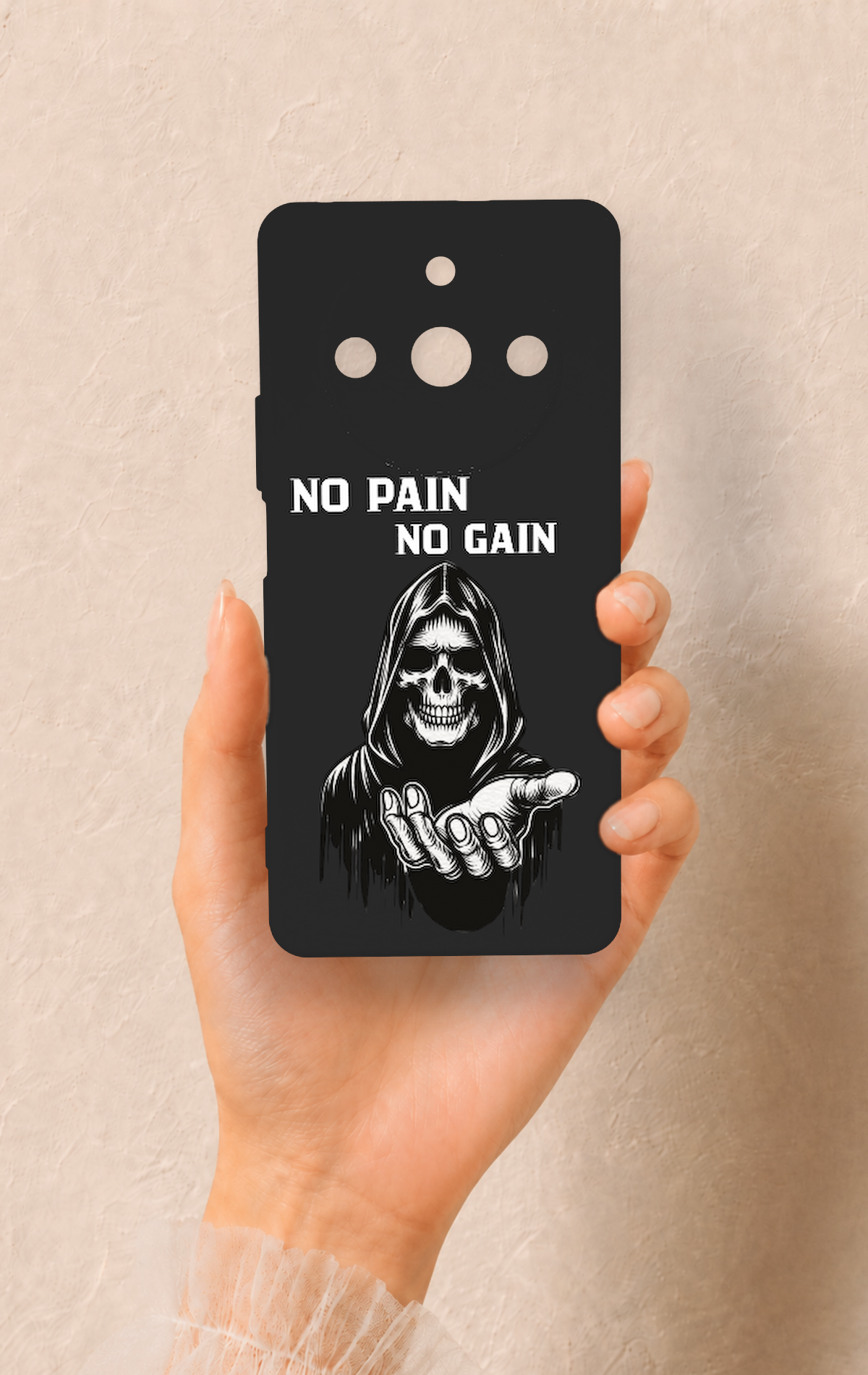 Realme 11 Pro Uyumlu No Pain No Gain Desenli Silikon Kılıf