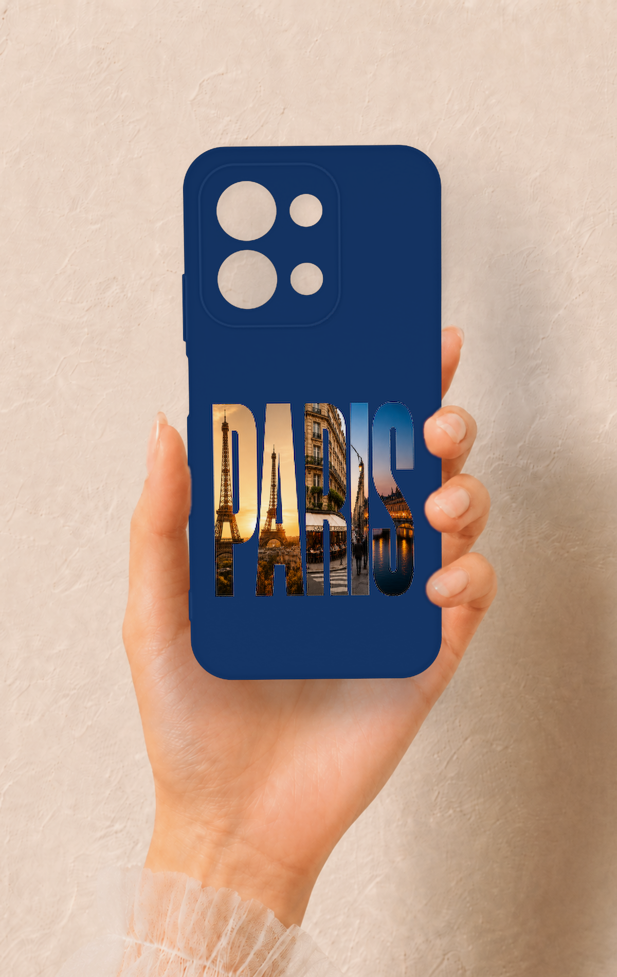 Redmi 15C 4G Uyumlu Paris Desenli Silikon Kılıf