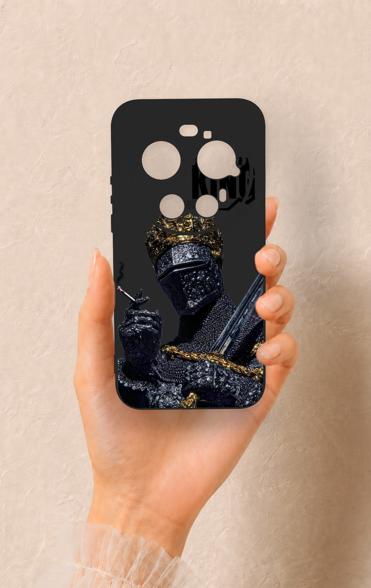 Xiaomi Mi 17 Ultra Uyumlu King Desenli Silikon Kılıf