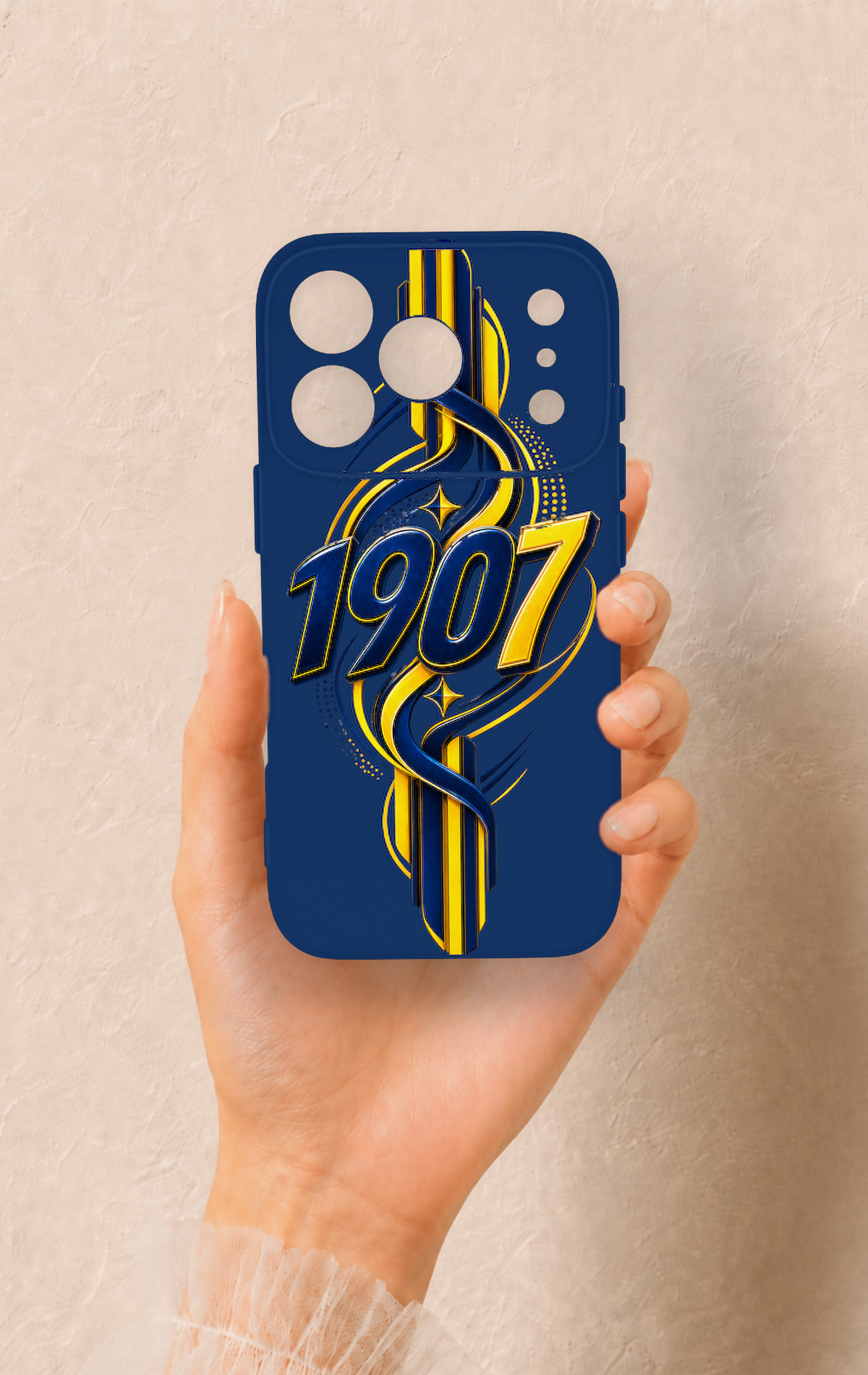 iPhone 17 Pro Uyumlu FB-1907 Desenli Silikon Kılıf