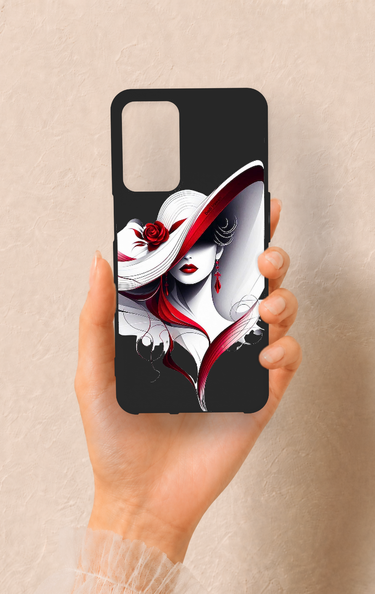 Oppo A16 Uyumlu Matmazel Desenli Silikon Kılıf