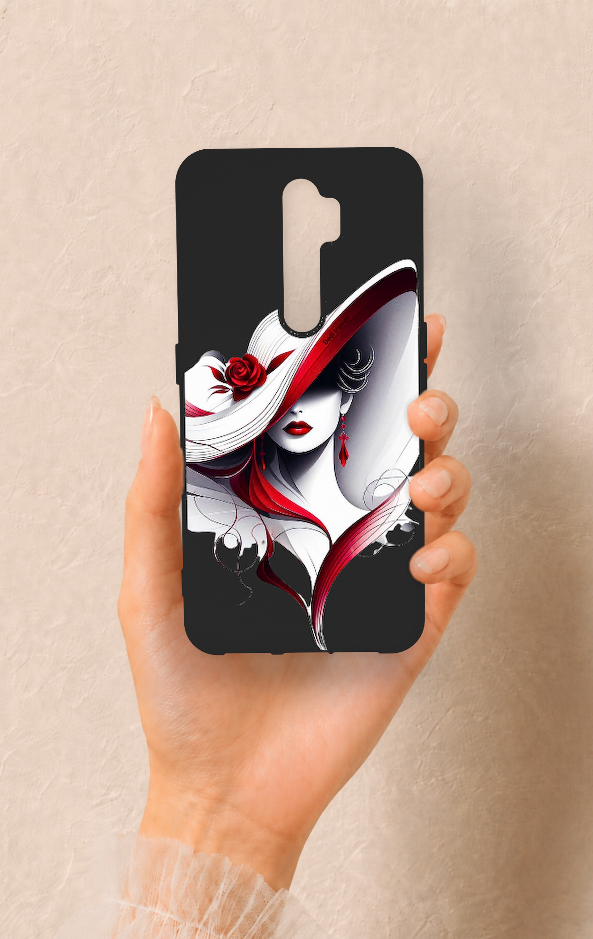 Oppo A9 2020 Uyumlu Matmazel Desenli Silikon Kılıf