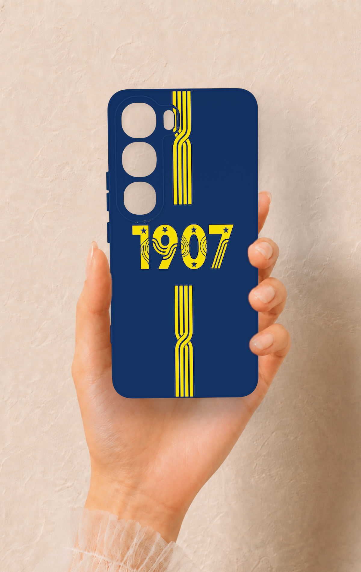 Vivo V40 Lite 5G Uyumlu 1907 Kemer Desenli Silikon Kılıf
