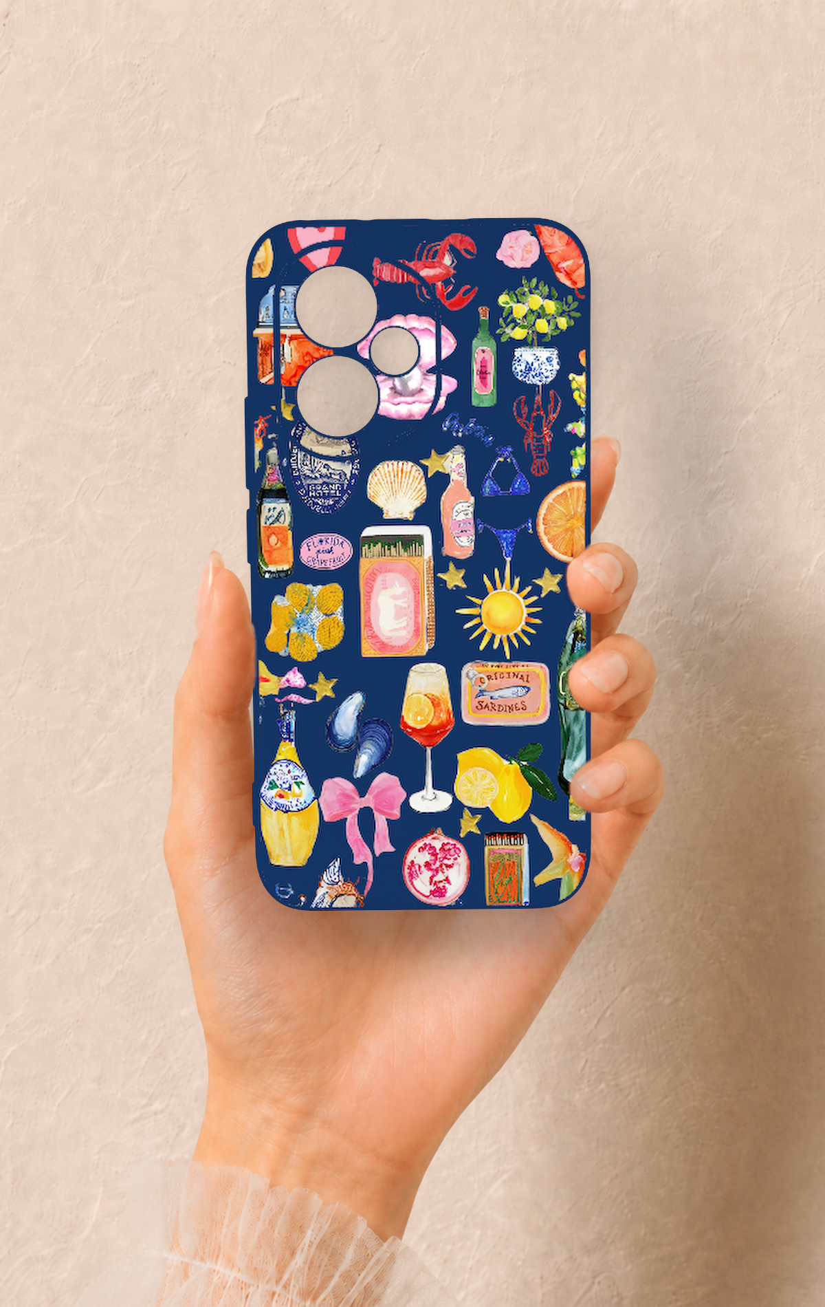 Honor 400 Uyumlu Summer Desenli Silikon Kılıf
