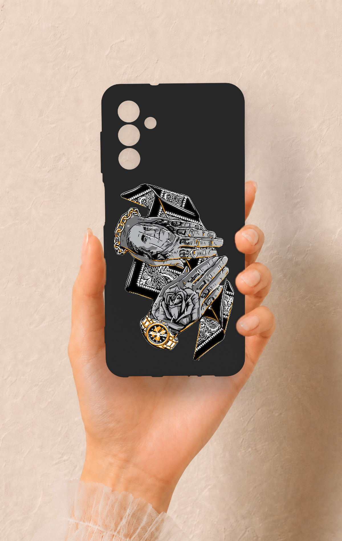 Samsung A04S Uyumlu Self Made Desenli Silikon Kılıf