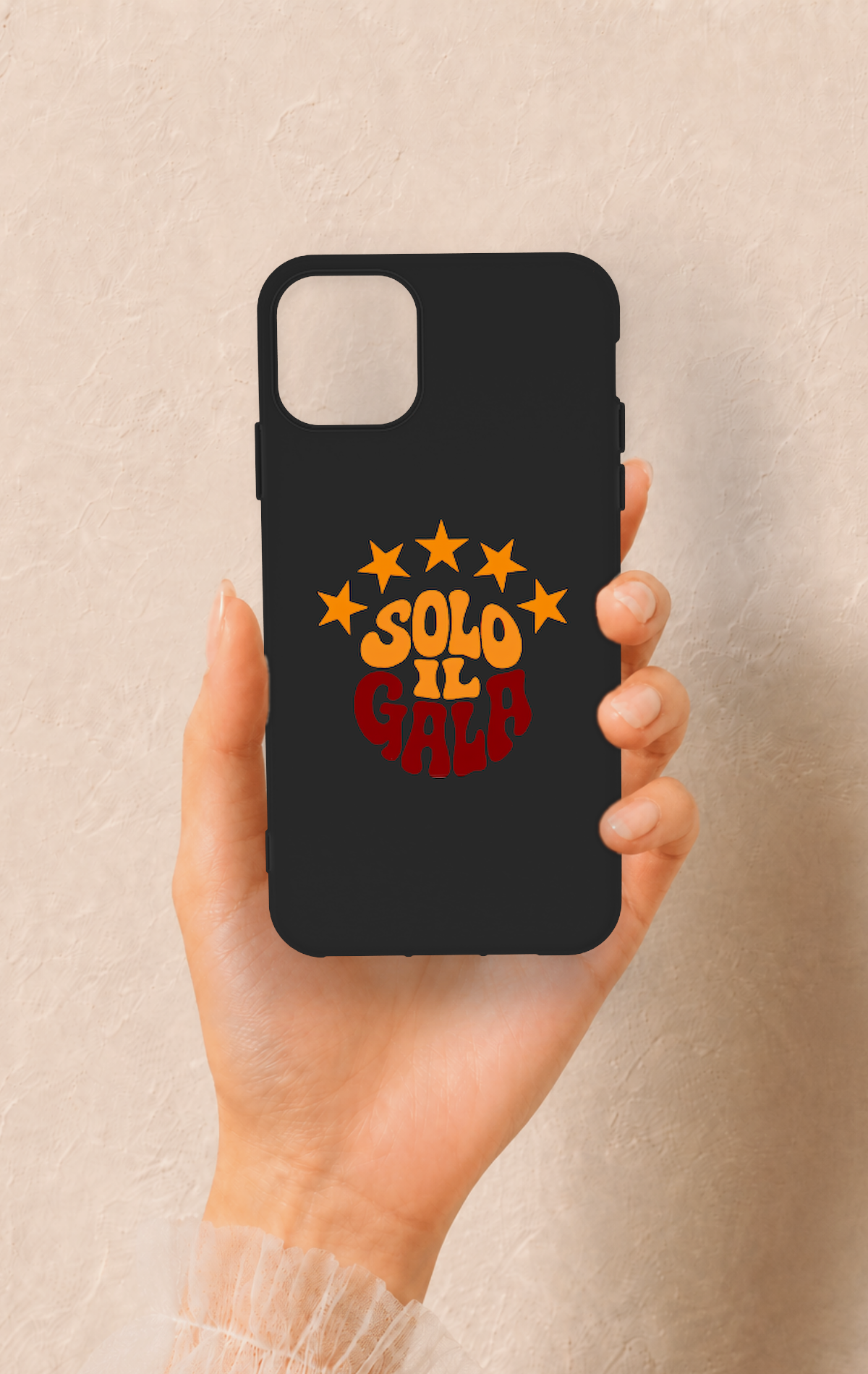 iPhone 11 Pro Max Uyumlu Solo IL Gala Desenli Silikon Kılıf