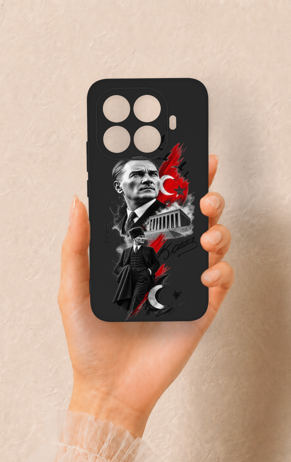 Mi 15T PRO Uyumlu Atatürk Anıtkabir Desenli Silikon Kılıf