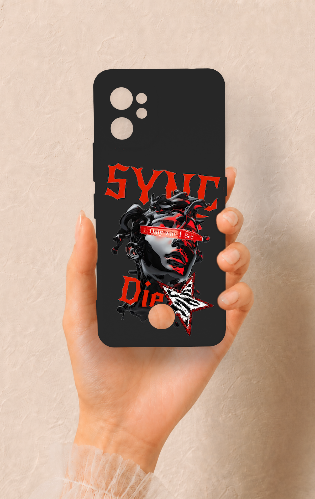 Reeder S19 Max Pro Uyumlu Sync Die Desenli Silikon Kılıf