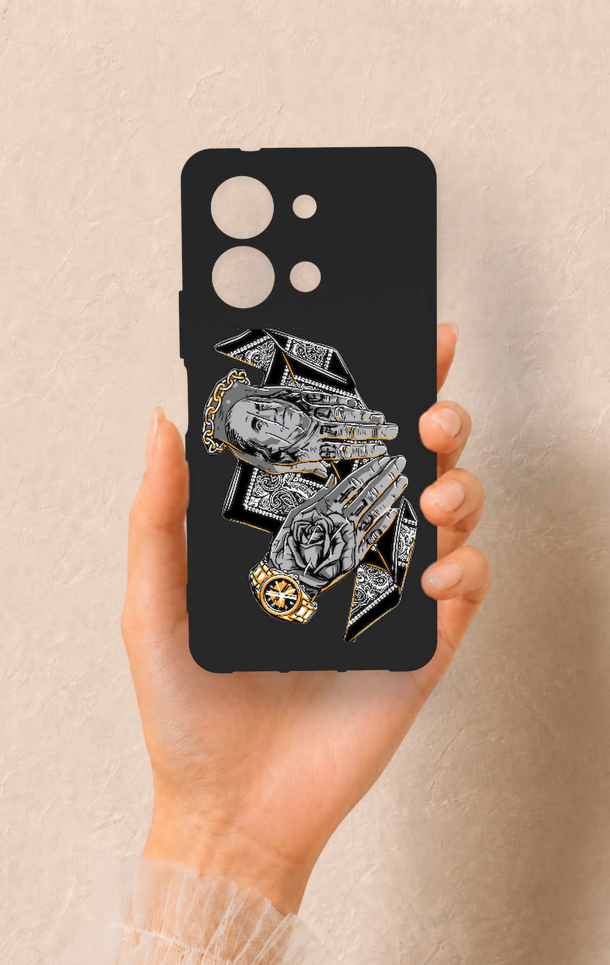 Vivo Y36 Uyumlu Self Made Desenli Silikon Kılıf