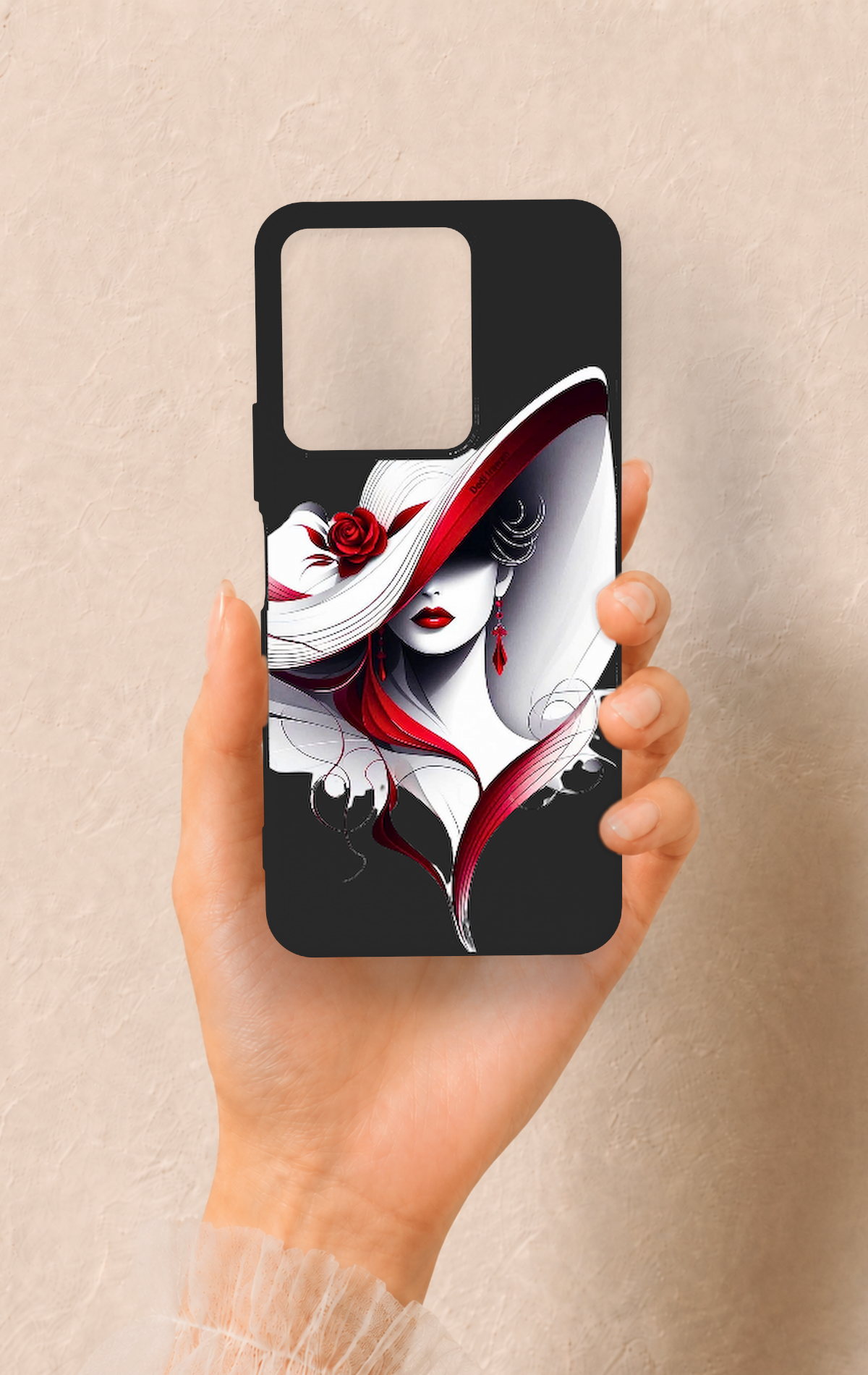 Vivo Y35 Uyumlu Matmazel Desenli Silikon Kılıf