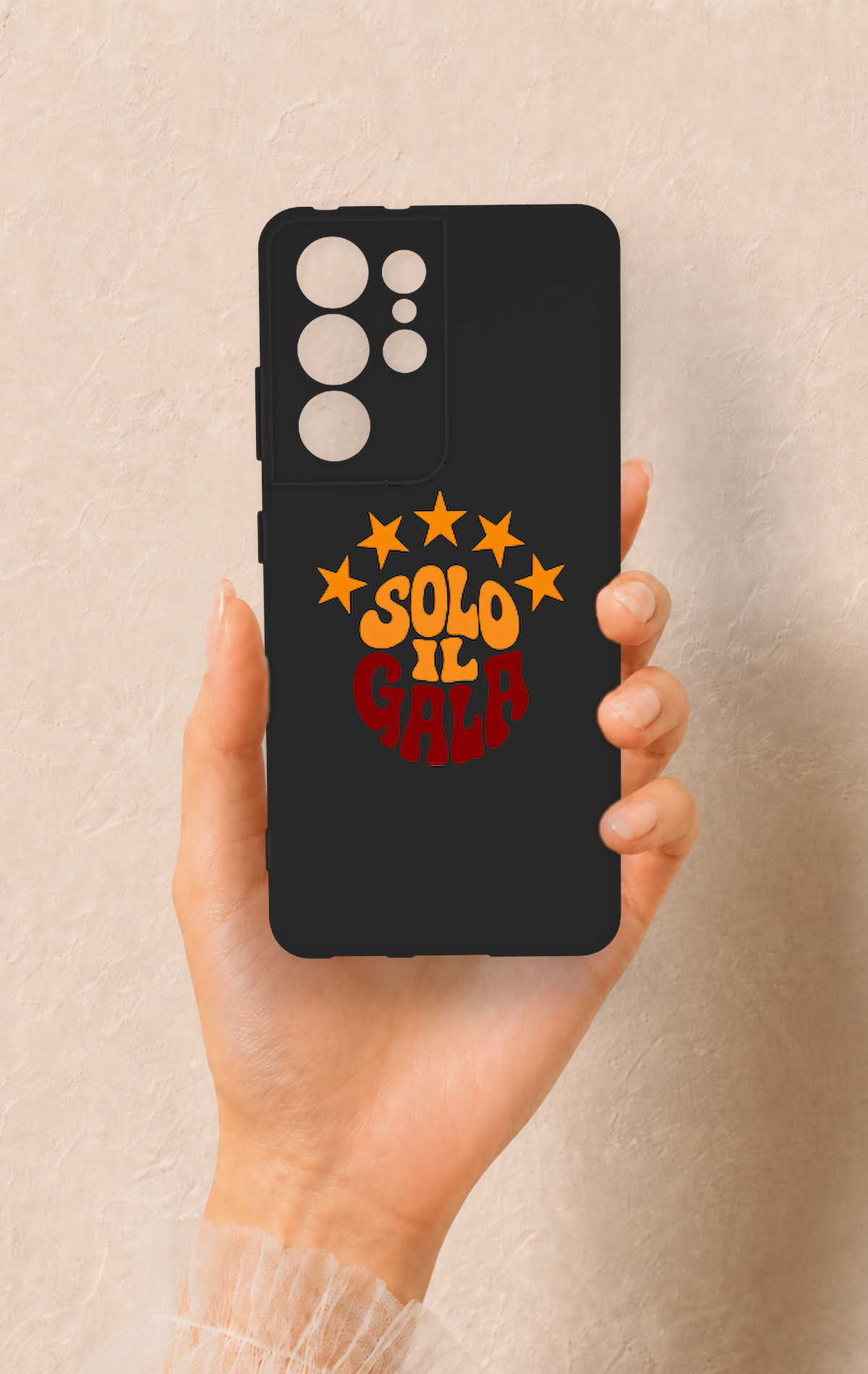 Samsung S21 Ultra Uyumlu Solo IL Gala Desenli Silikon Kılıf