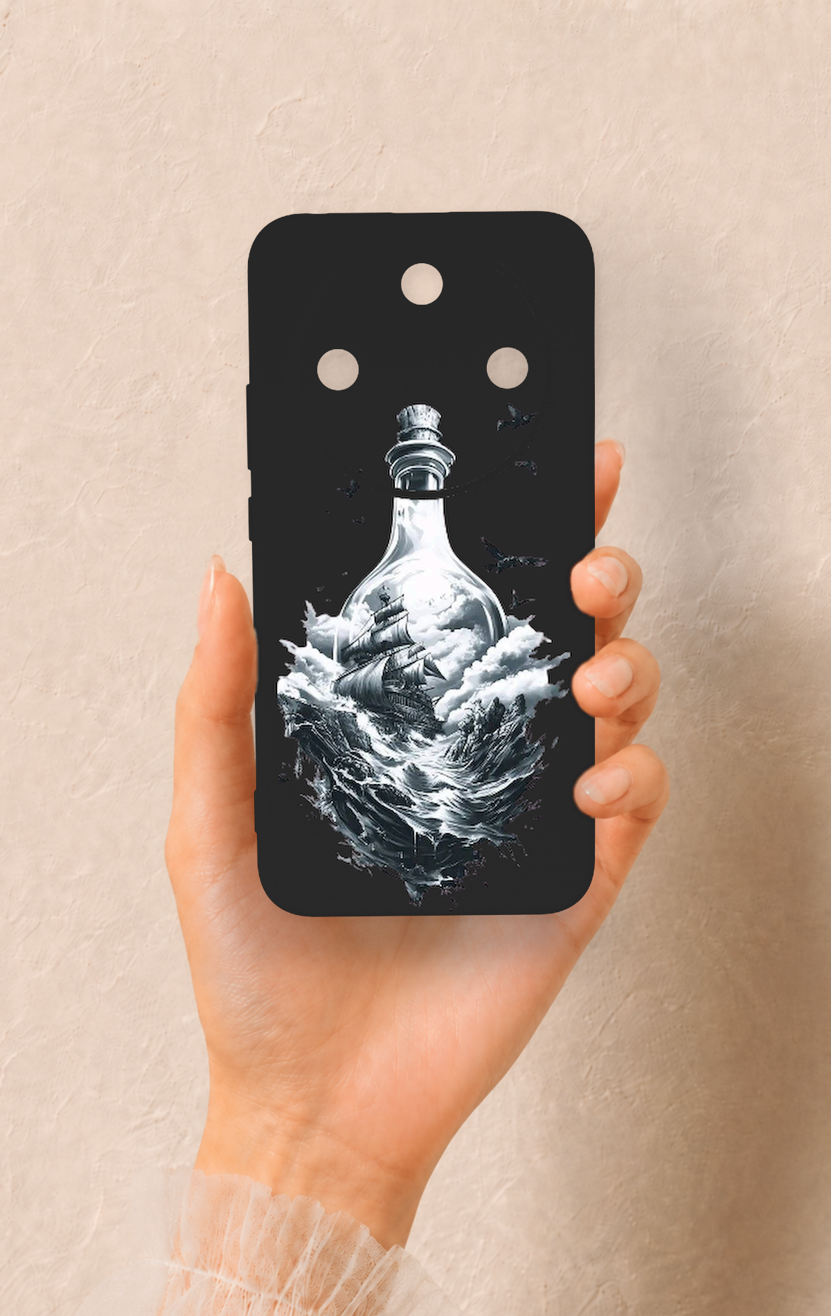 Honor Magic 8 Lite Uyumlu Secret Sea Desenli Silikon Kılıf