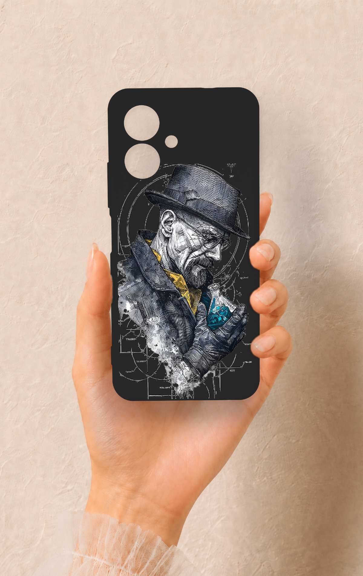 Tecno Spark Go 2 Uyumlu Walter White Desenli Silikon Kılıf
