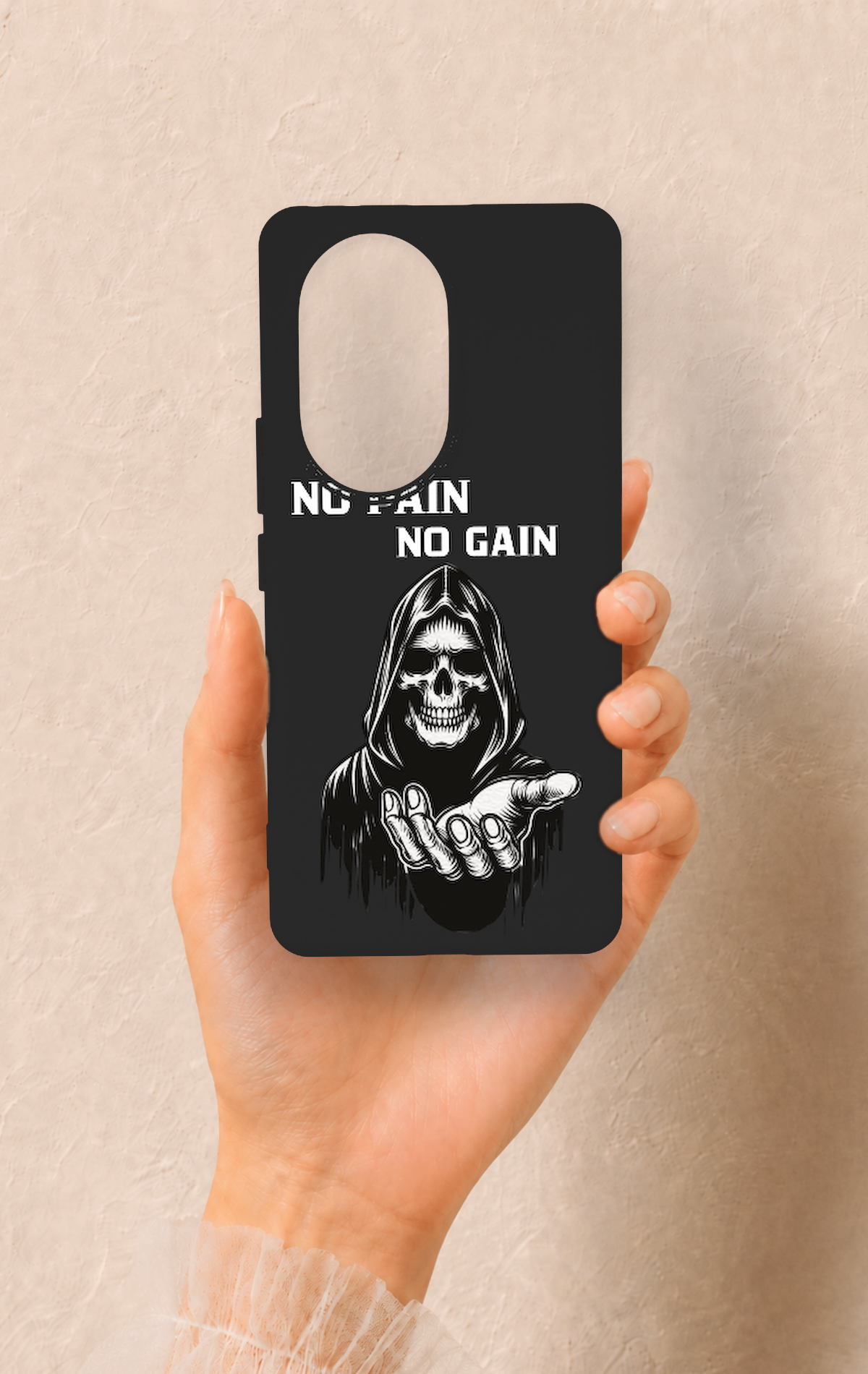 Honor 200 Pro 5G Uyumlu No Pain No Gain Desenli Silikon Kılıf