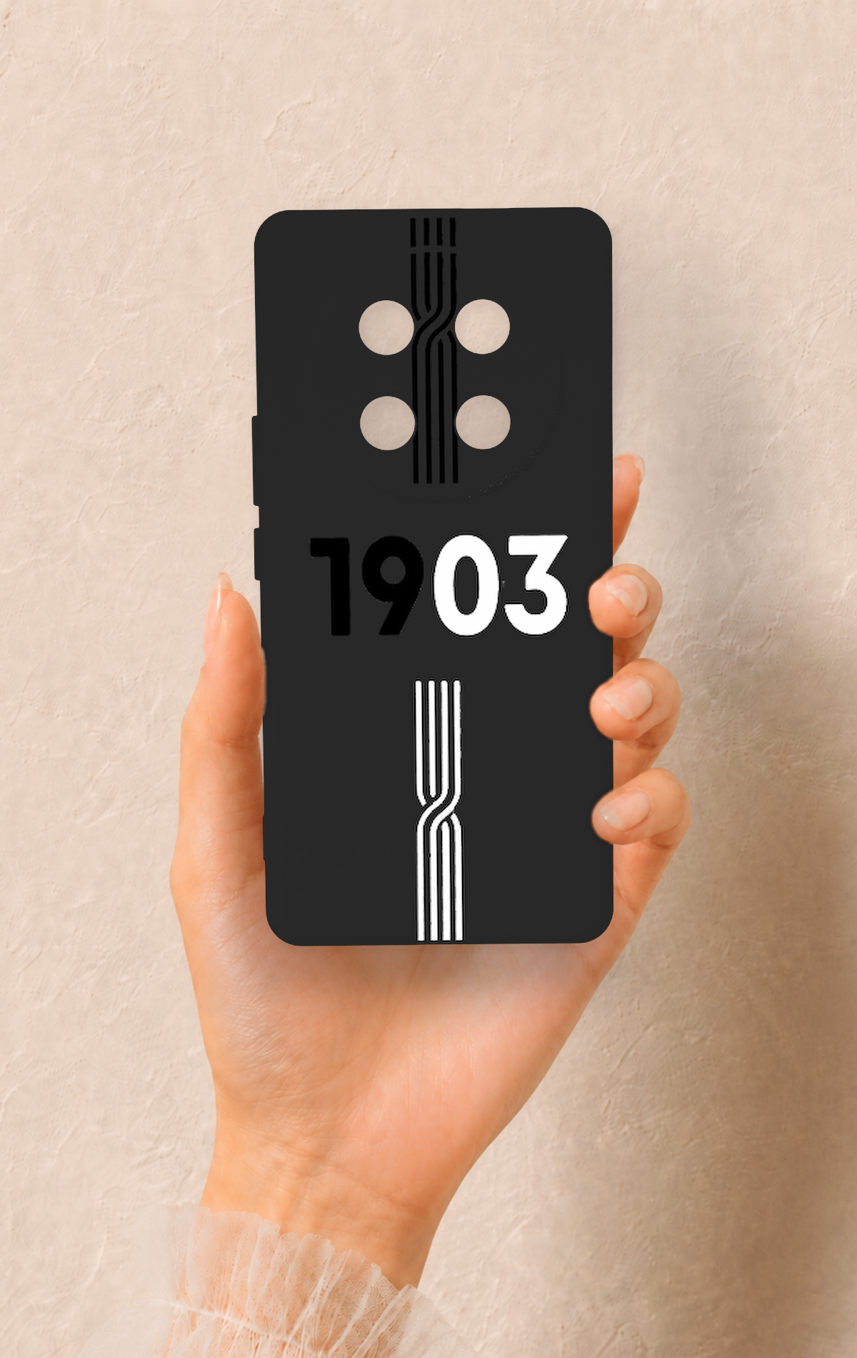 Honor Magic 7 Lite 5G Uyumlu 1903 Kemer Desenli Silikon Kılıf