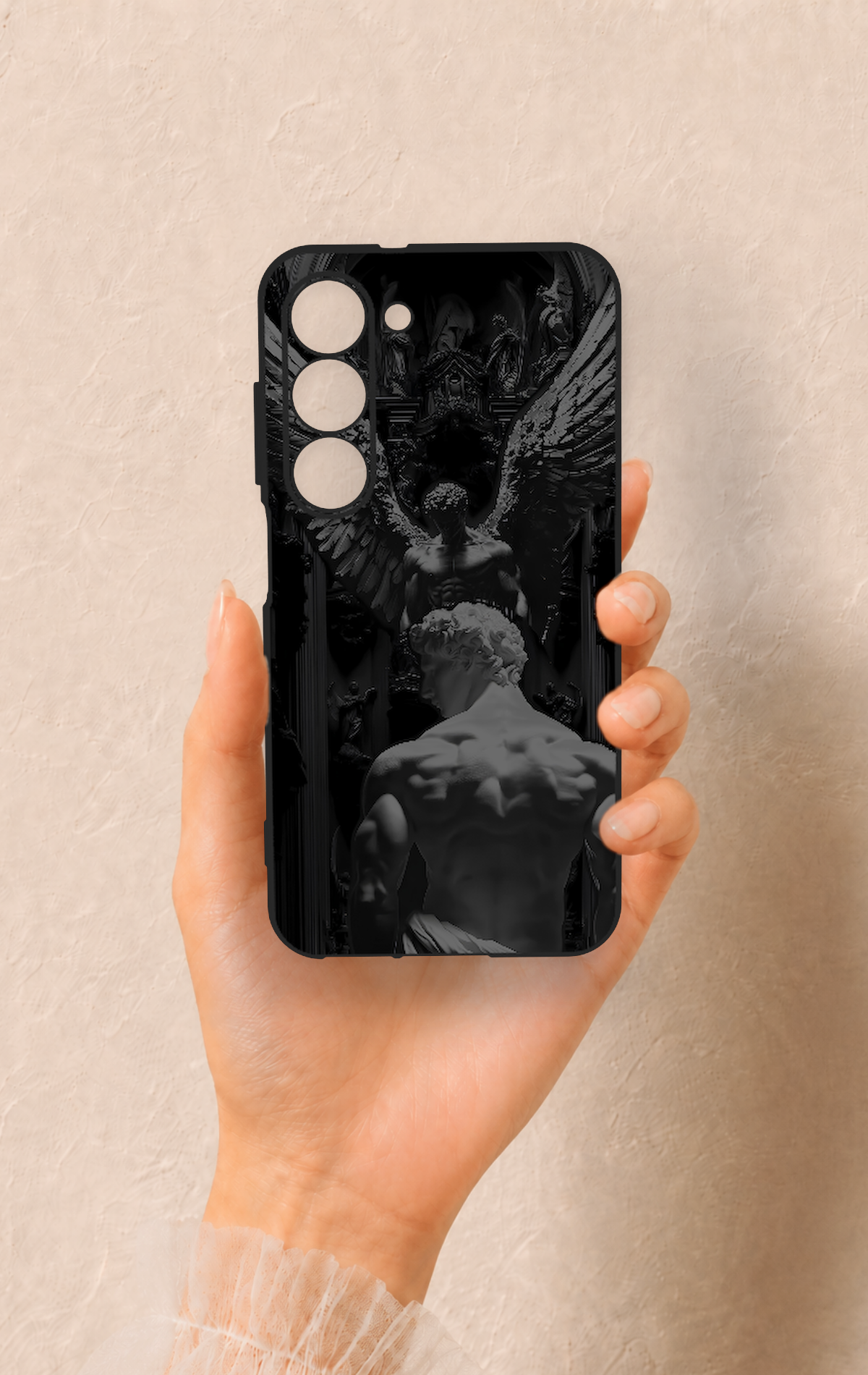 Samsung S23 Uyumlu Icarus Desenli Silikon Kılıf
