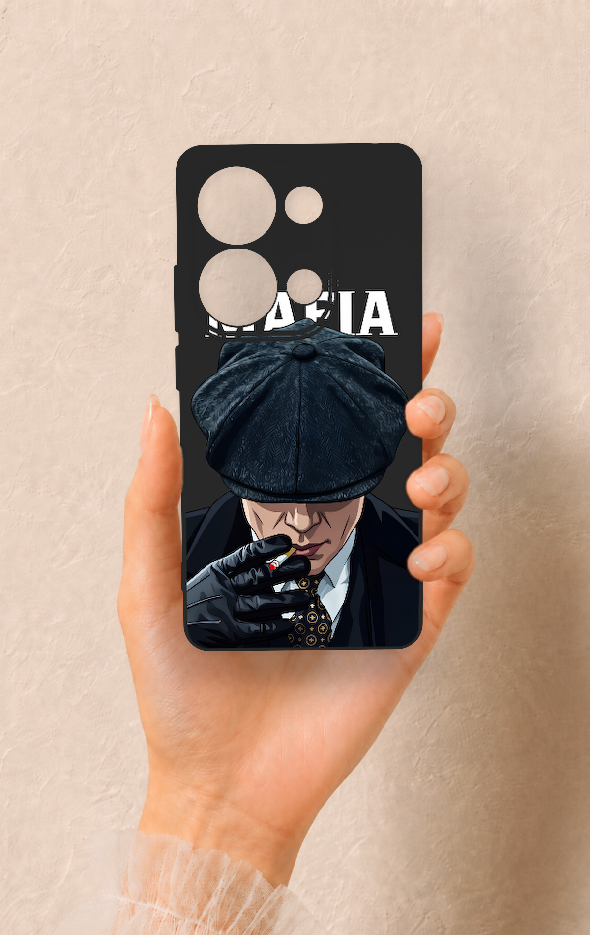 Redmi Note 13 Pro 4G Uyumlu MAFIA Desenli Silikon Kılıf