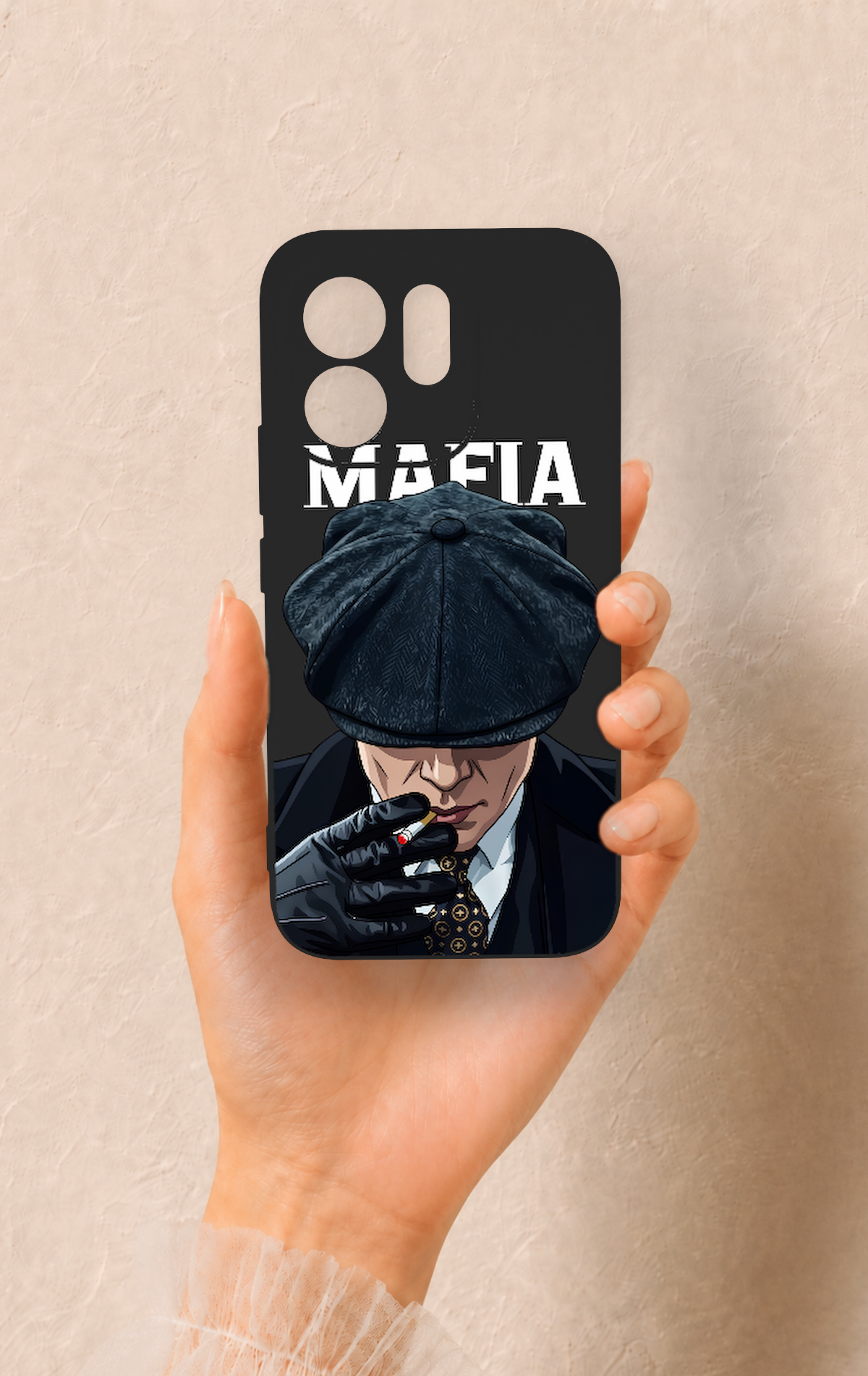 Vivo V70 5G Uyumlu MAFIA Desenli Silikon Kılıf
