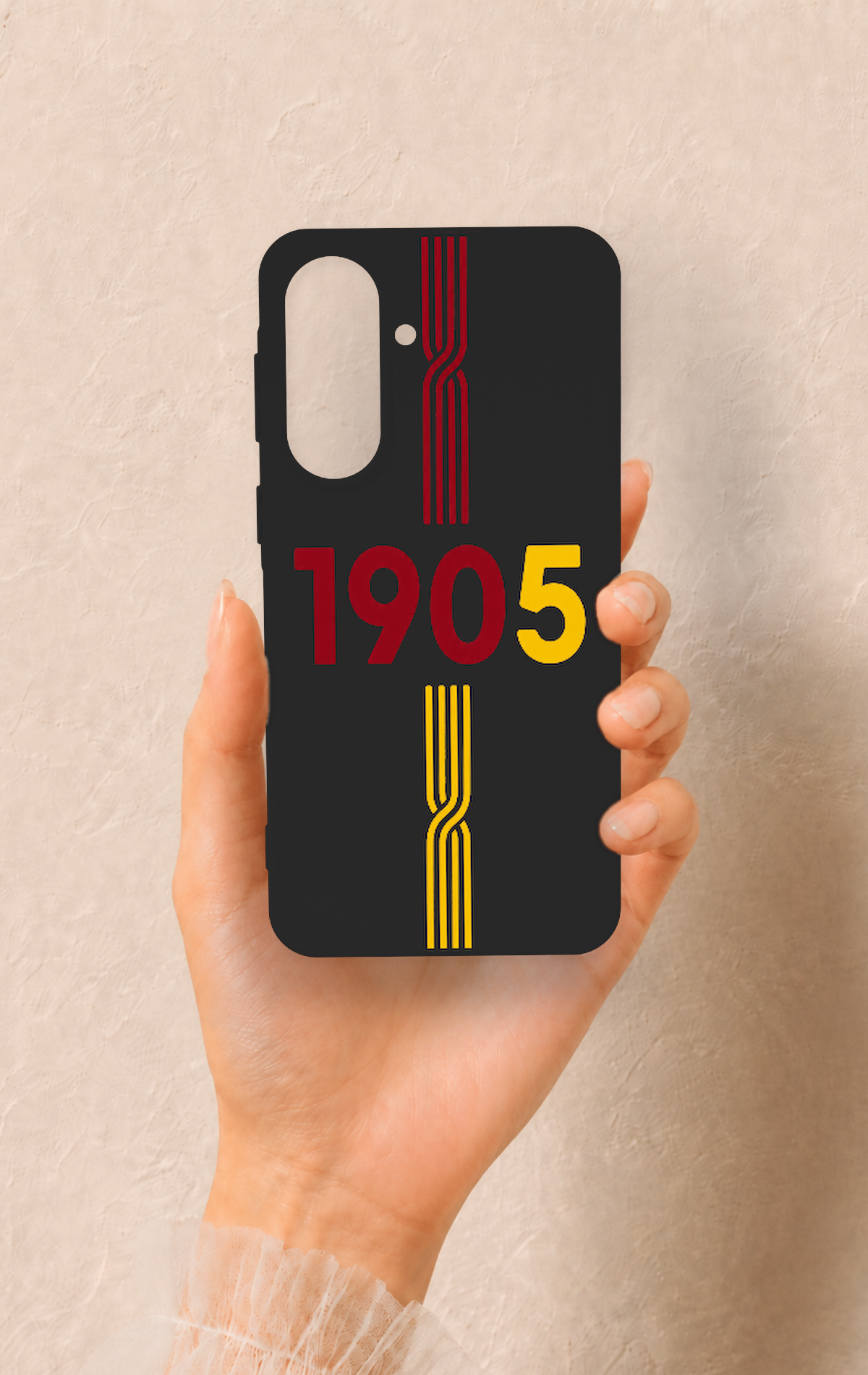 Samsung A57 Uyumlu 1905 Kemer Desenli Silikon Kılıf