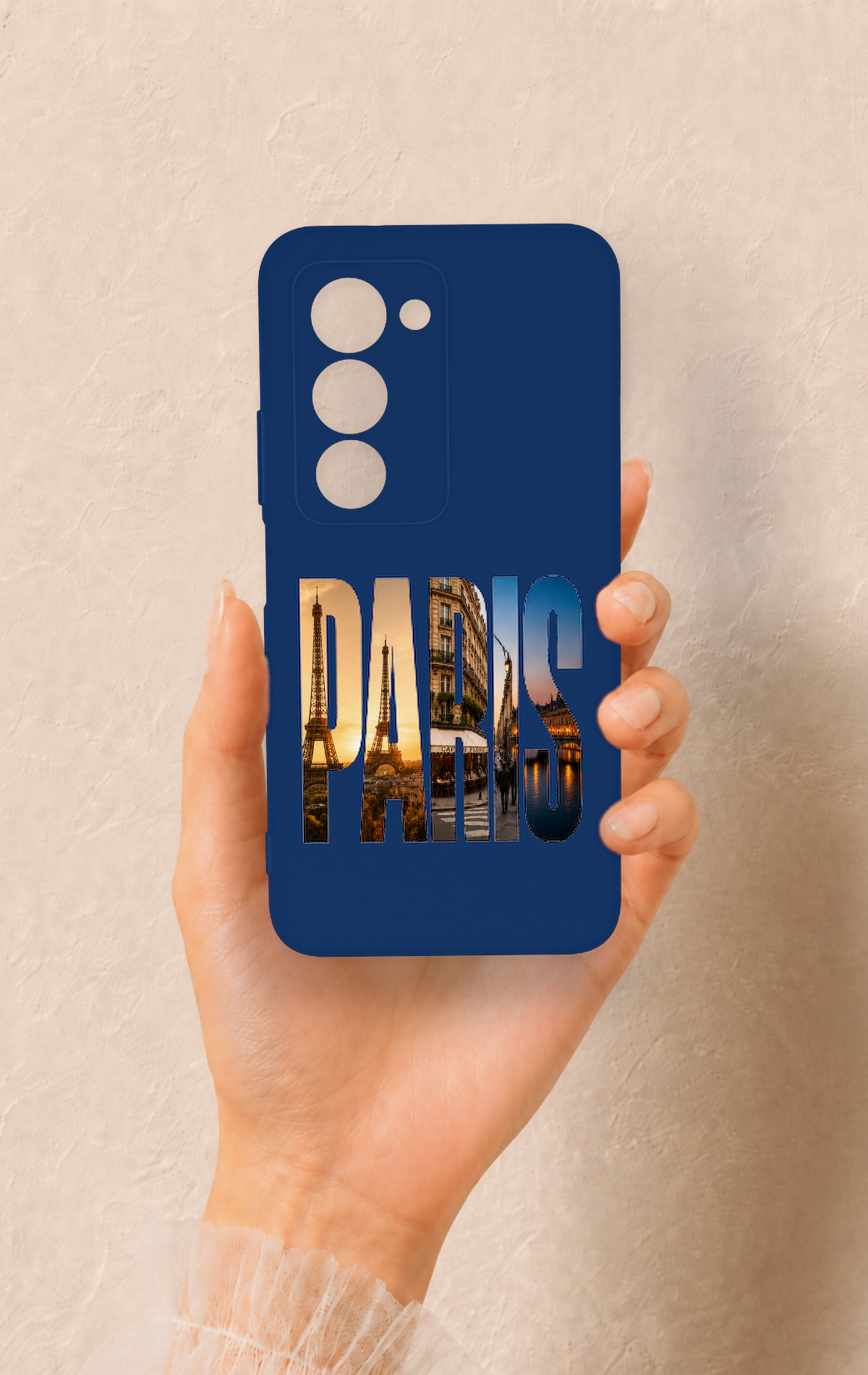 Redmi 15 5G Uyumlu Paris Desenli Silikon Kılıf