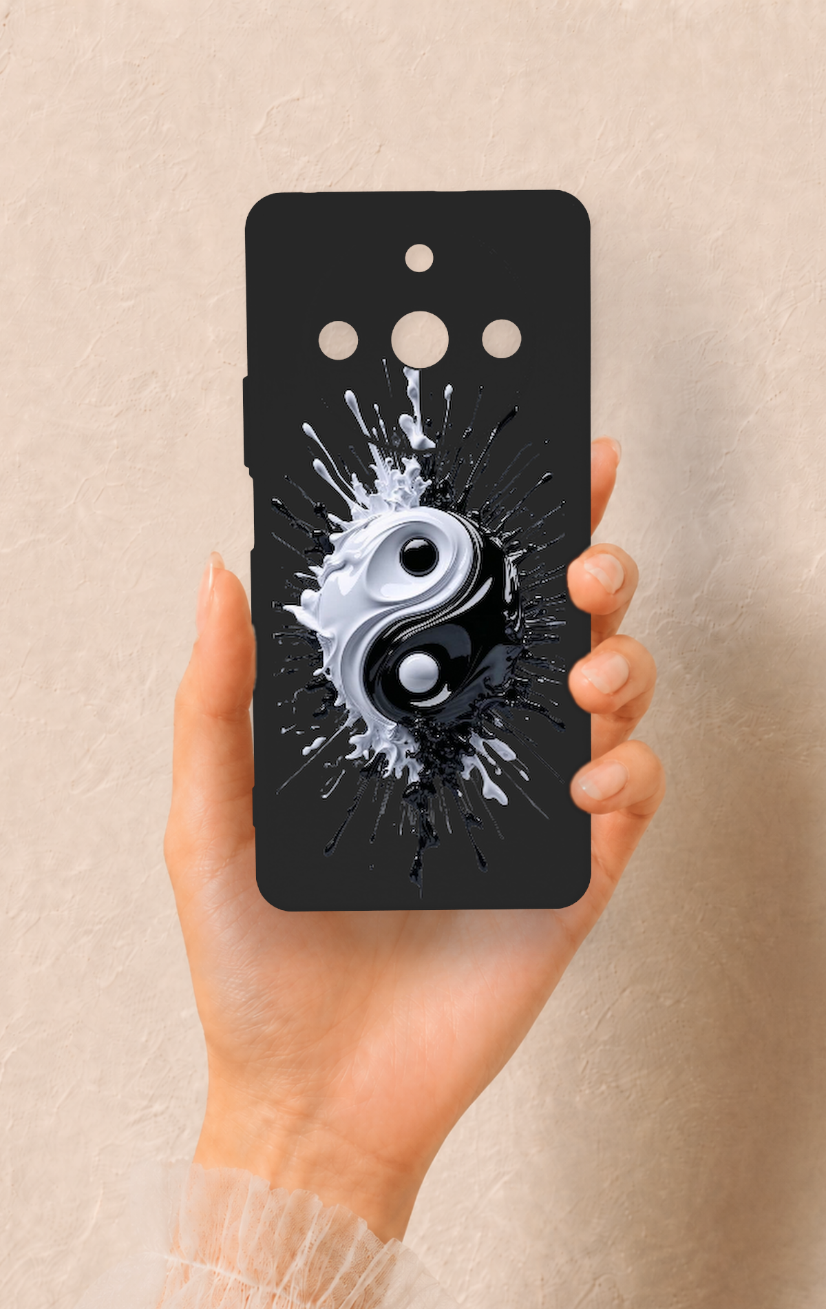 Realme 11 Pro Uyumlu İyi ve Kötü Desenli Silikon Kılıf