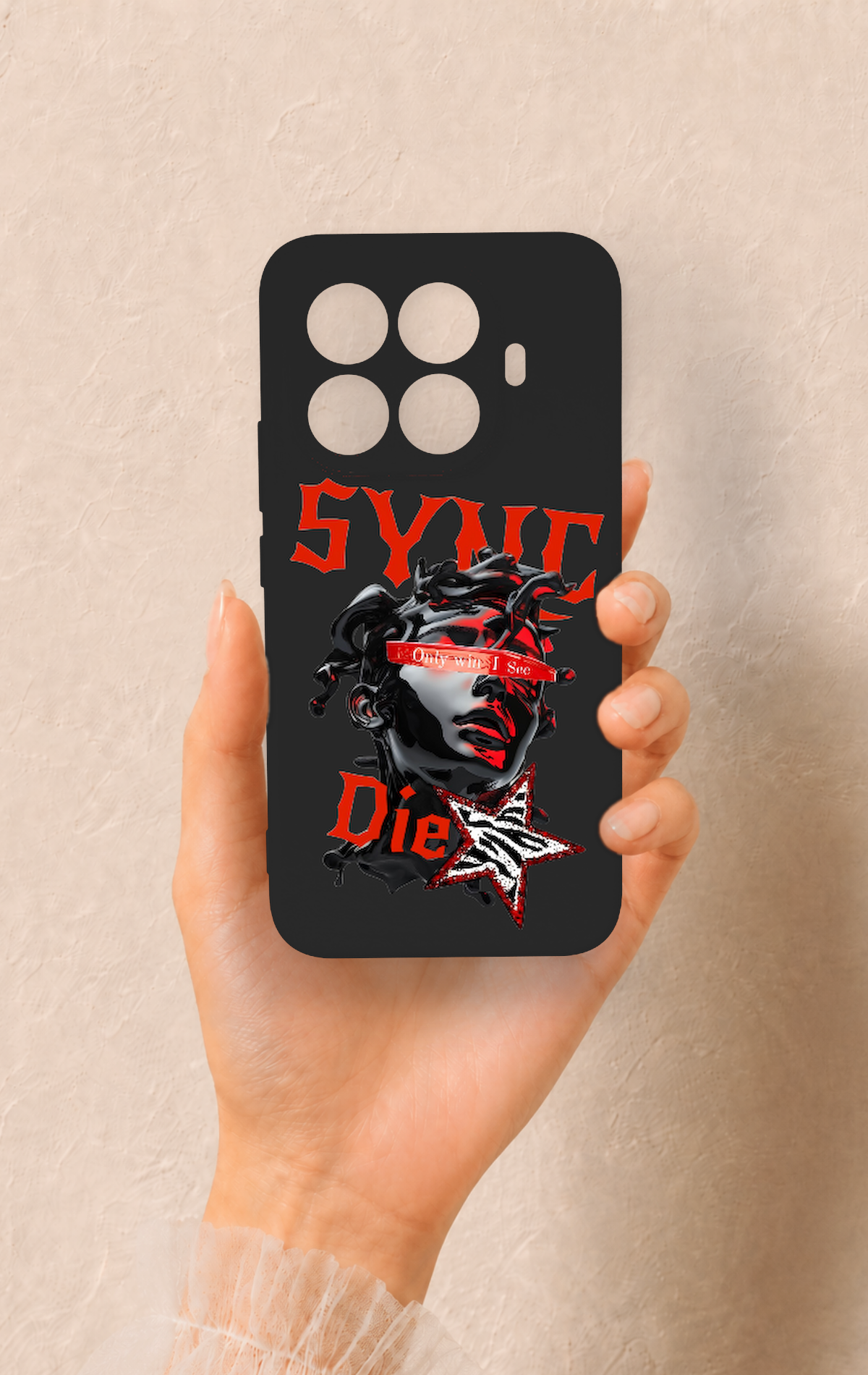 Mi 15T PRO Uyumlu Sync Die Desenli Silikon Kılıf