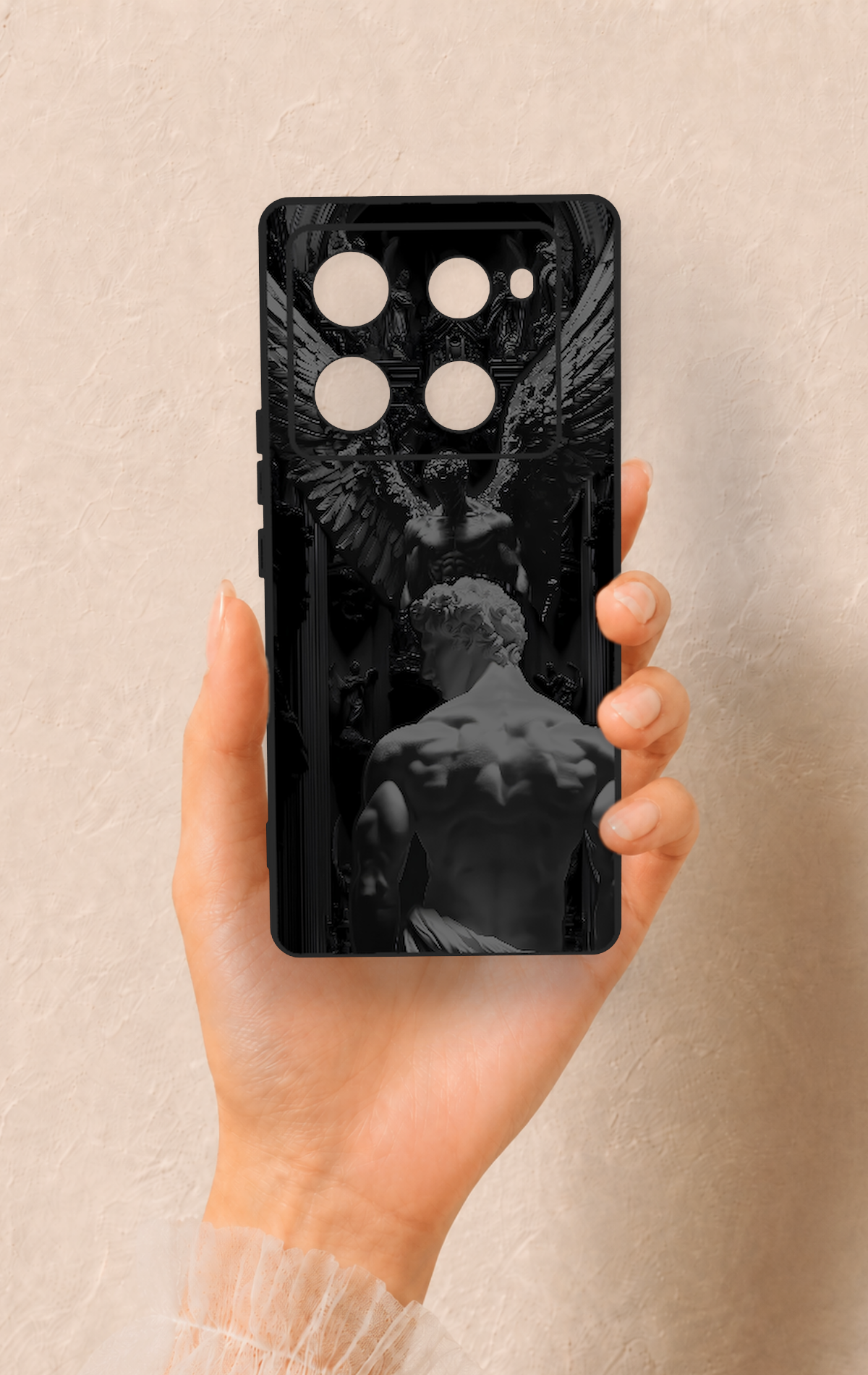 İnfinix Note 40 Pro Uyumlu Icarus Desenli Silikon Kılıf