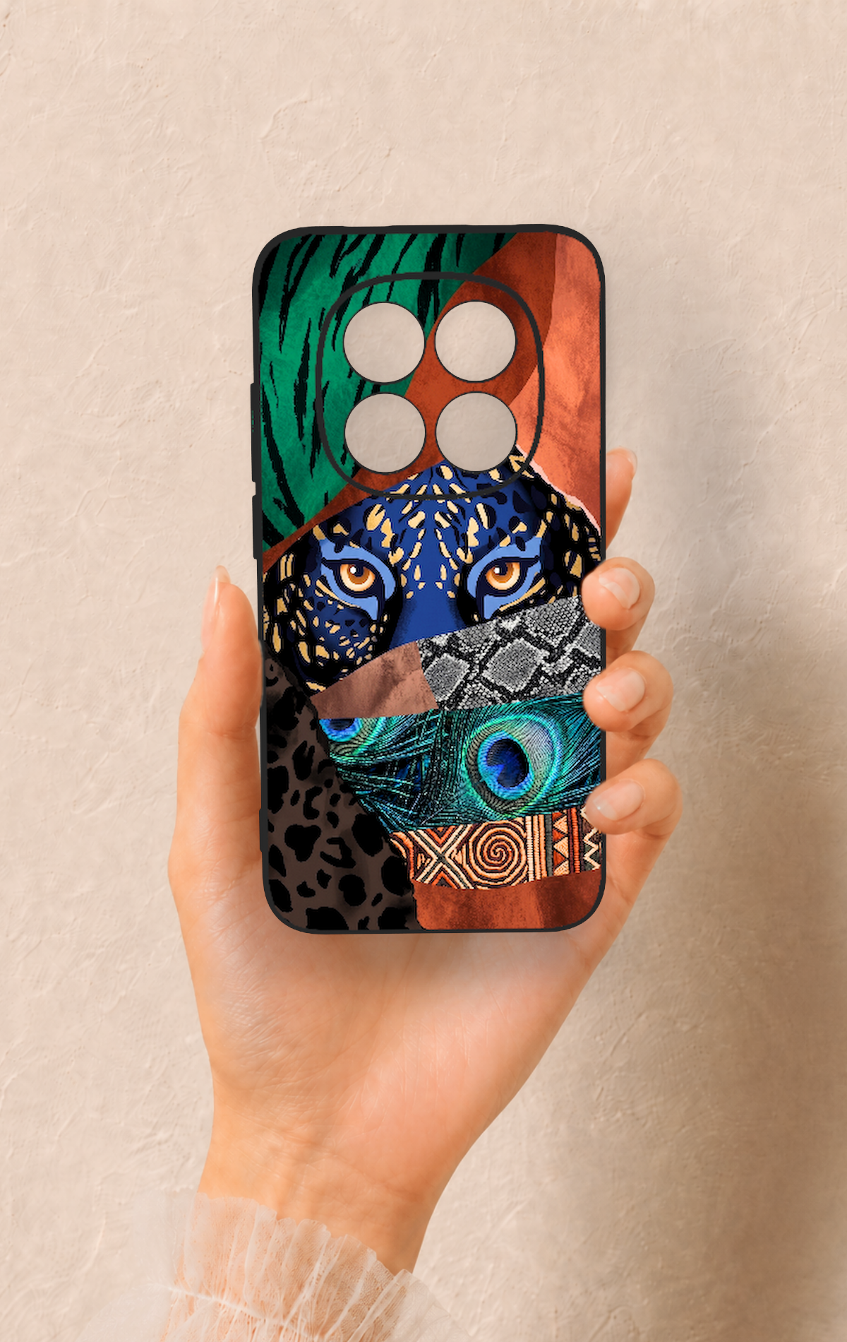 Redmi Note 15 Pro 5G Uyumlu Amazon Kaplan Desenli Silikon Kılıf