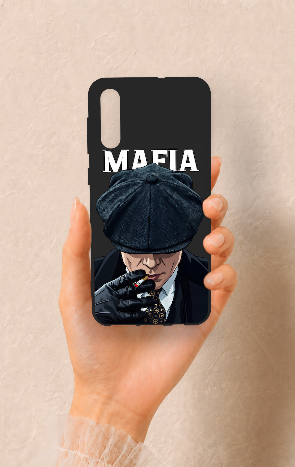 Samsung A50 Uyumlu MAFIA Desenli Silikon Kılıf