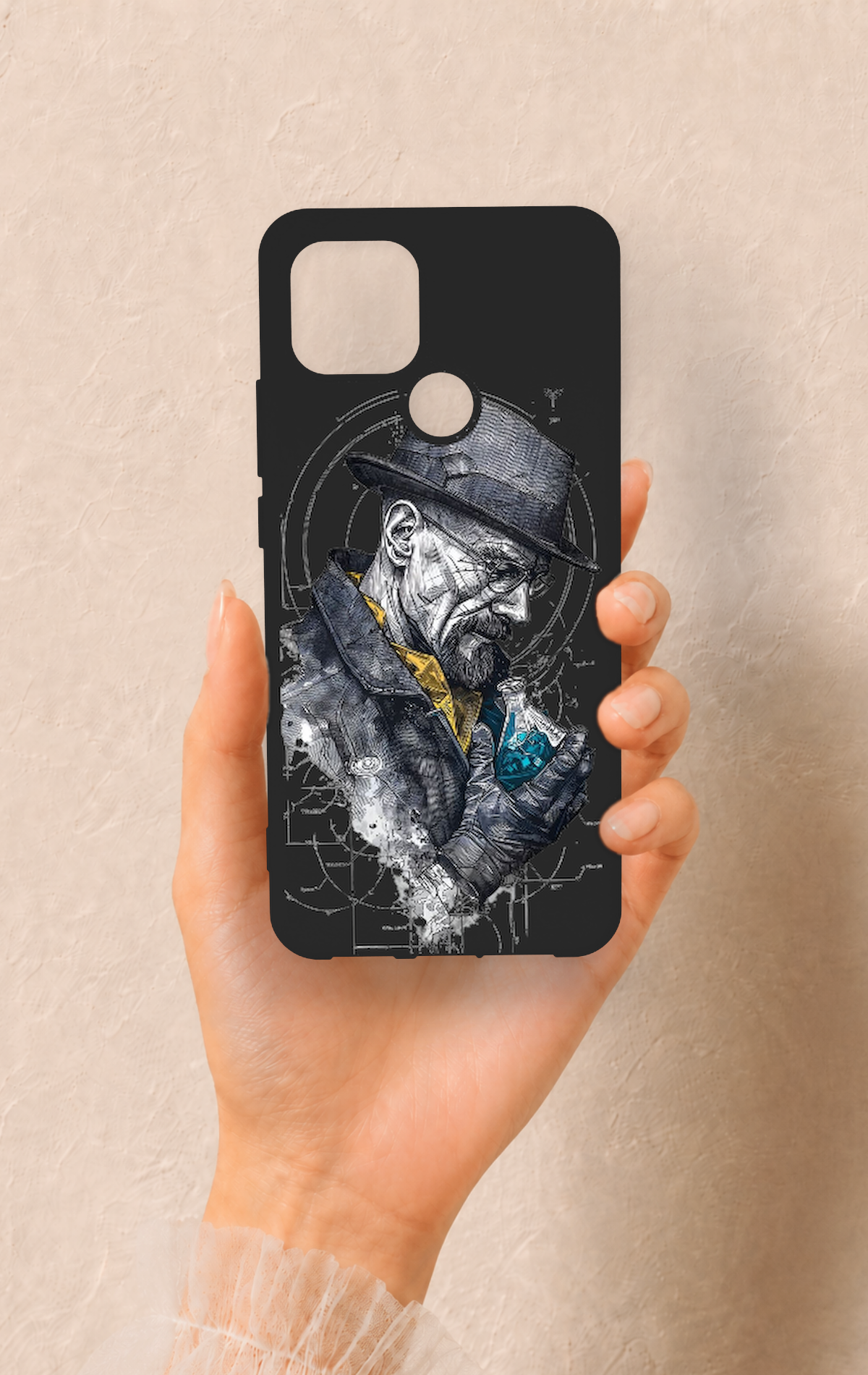 Oppo A15 Uyumlu Walter White Desenli Silikon Kılıf