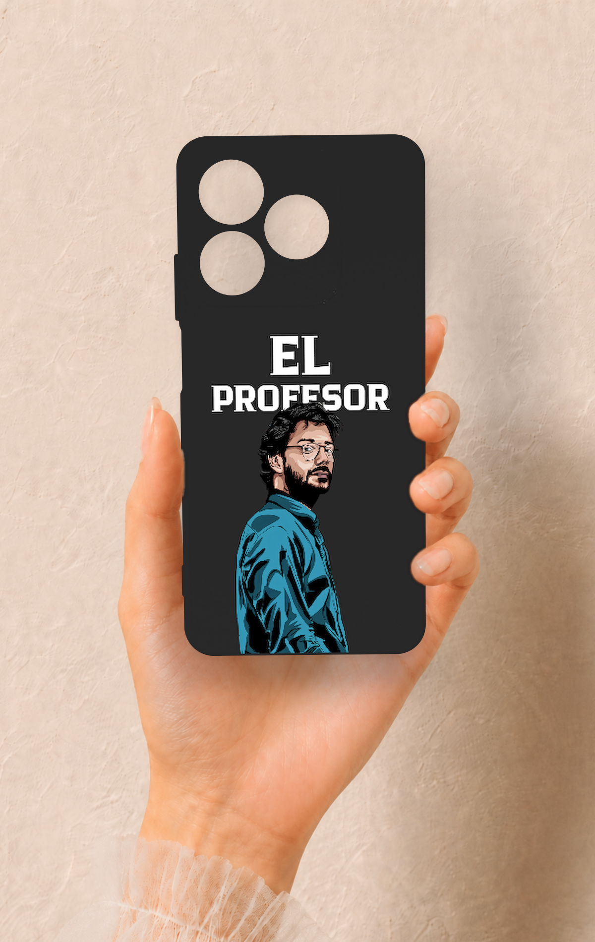 Realme C63 Uyumlu El Profesor Desenli Silikon Kılıf