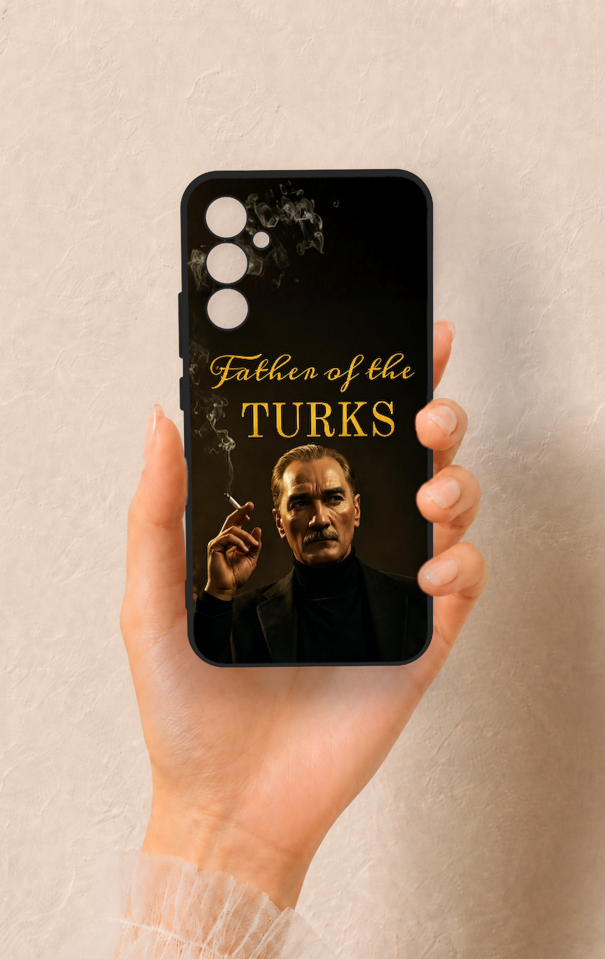 Samsung A34 Uyumlu Father Of The Turks Desenli Silikon Kılıf