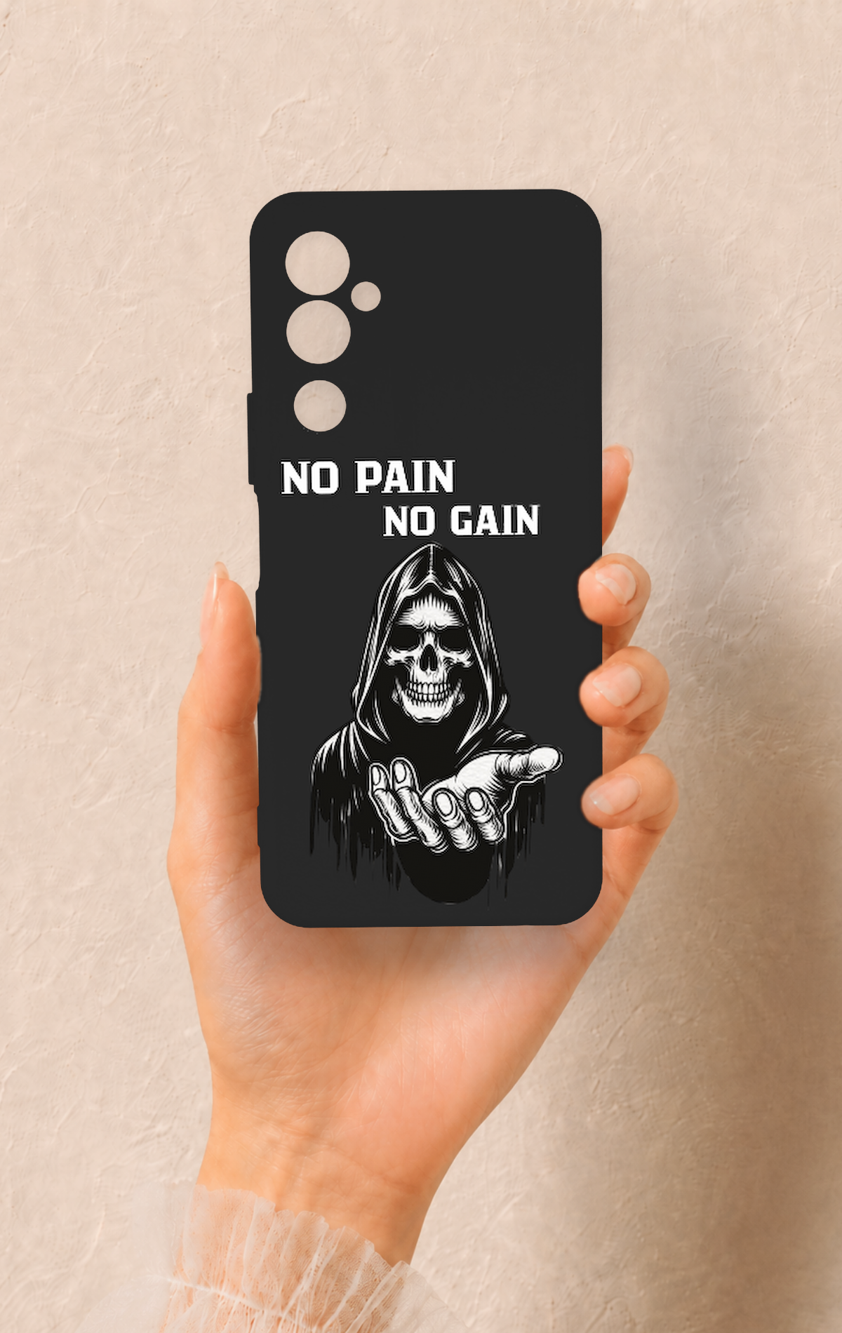 Tecno Pova Neo 2 Uyumlu No Pain No Gain Desenli Silikon Kılıf