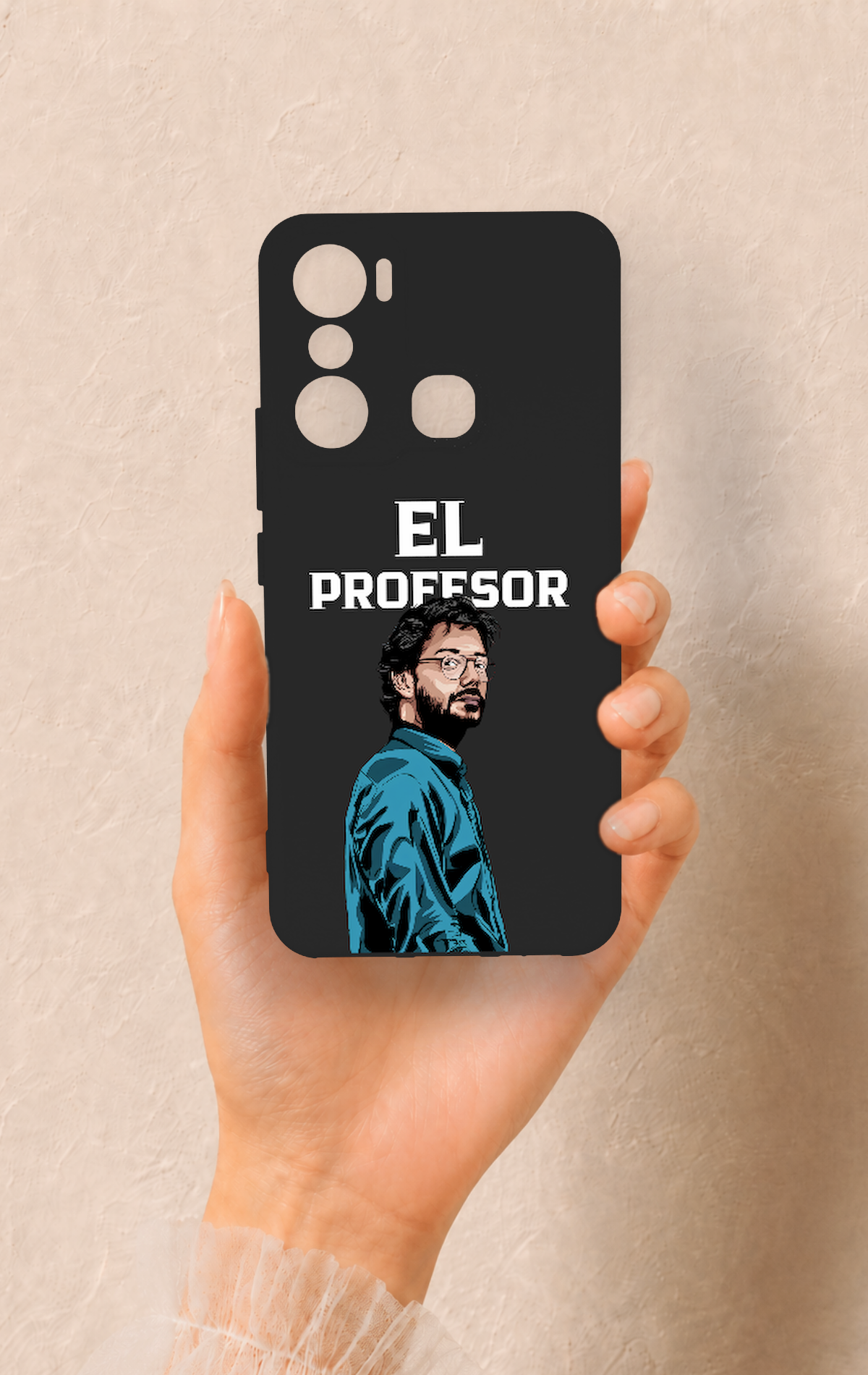 İnfinix Hot 20i Uyumlu El Profesor Desenli Silikon Kılıf