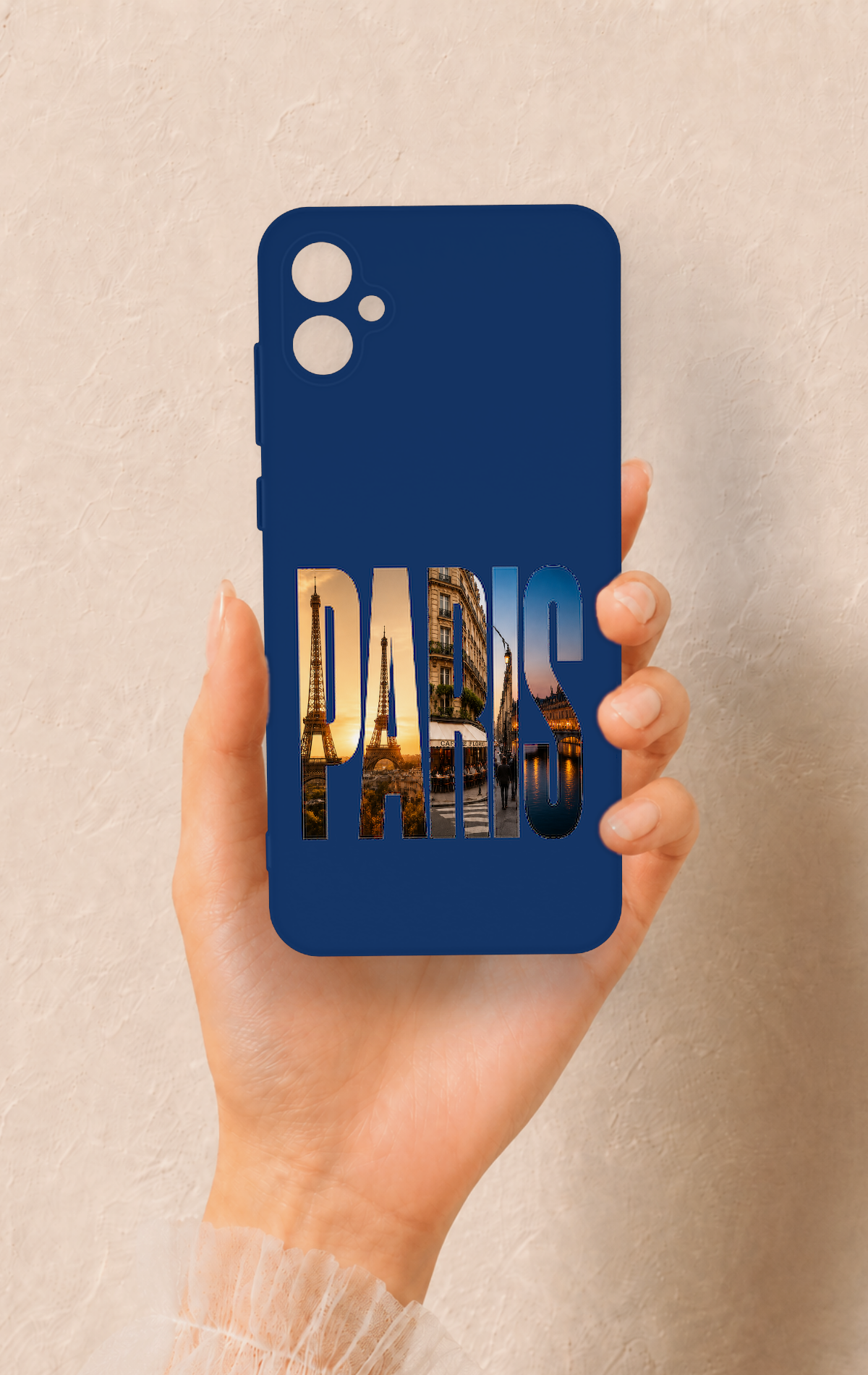 Samsung A05 Uyumlu Paris Desenli Silikon Kılıf