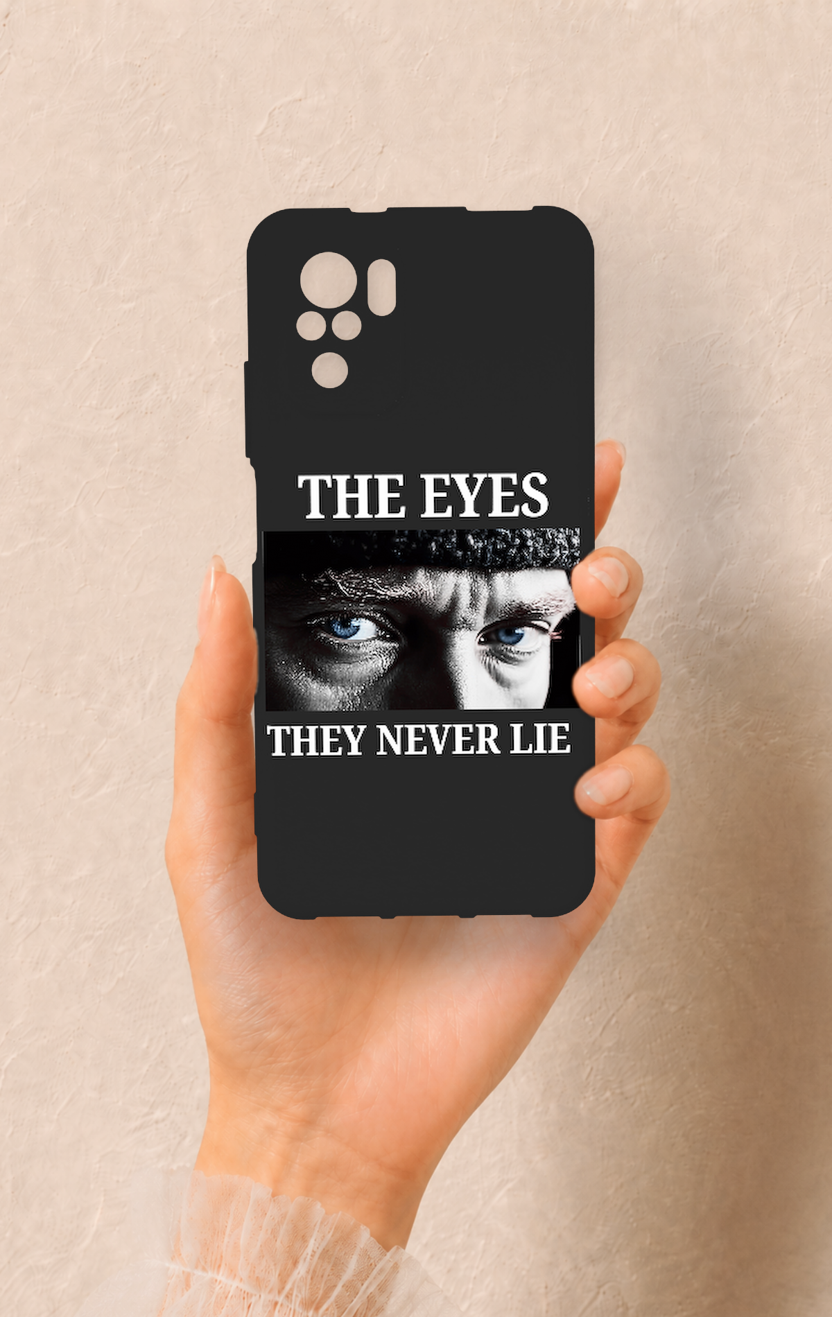 Redmi Note 10-10S Uyumlu Atatürk Eyes Desenli Silikon Kılıf