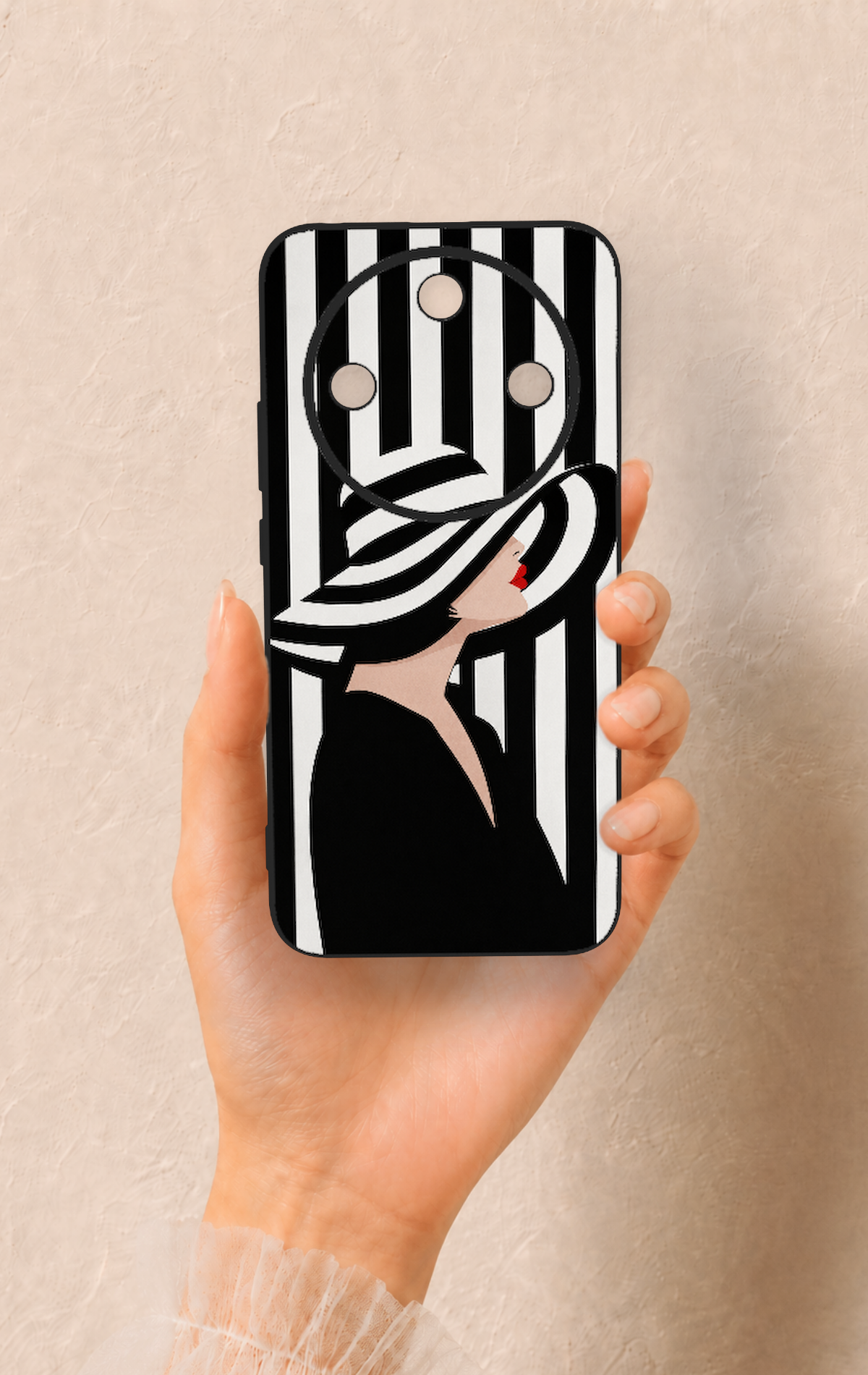Honor Magic 8 Lite Uyumlu Madam Marica Desenli Silikon Kılıf