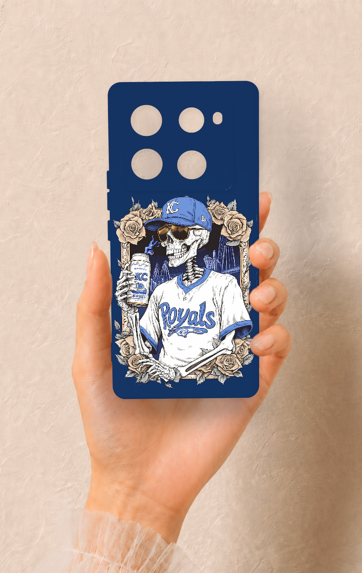 İnfinix Note 40 Pro Uyumlu Royals Desenli Silikon Kılıf