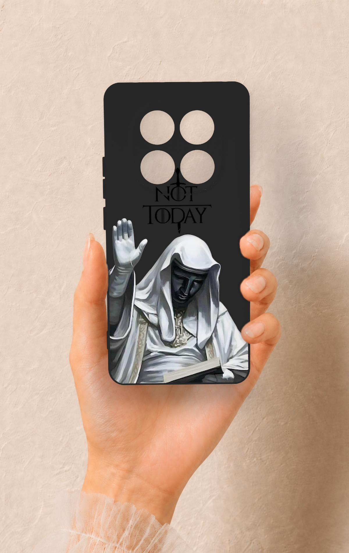 Redmi Note 14 Pro 5G Uyumlu Not Today Desenli Silikon Kılıf