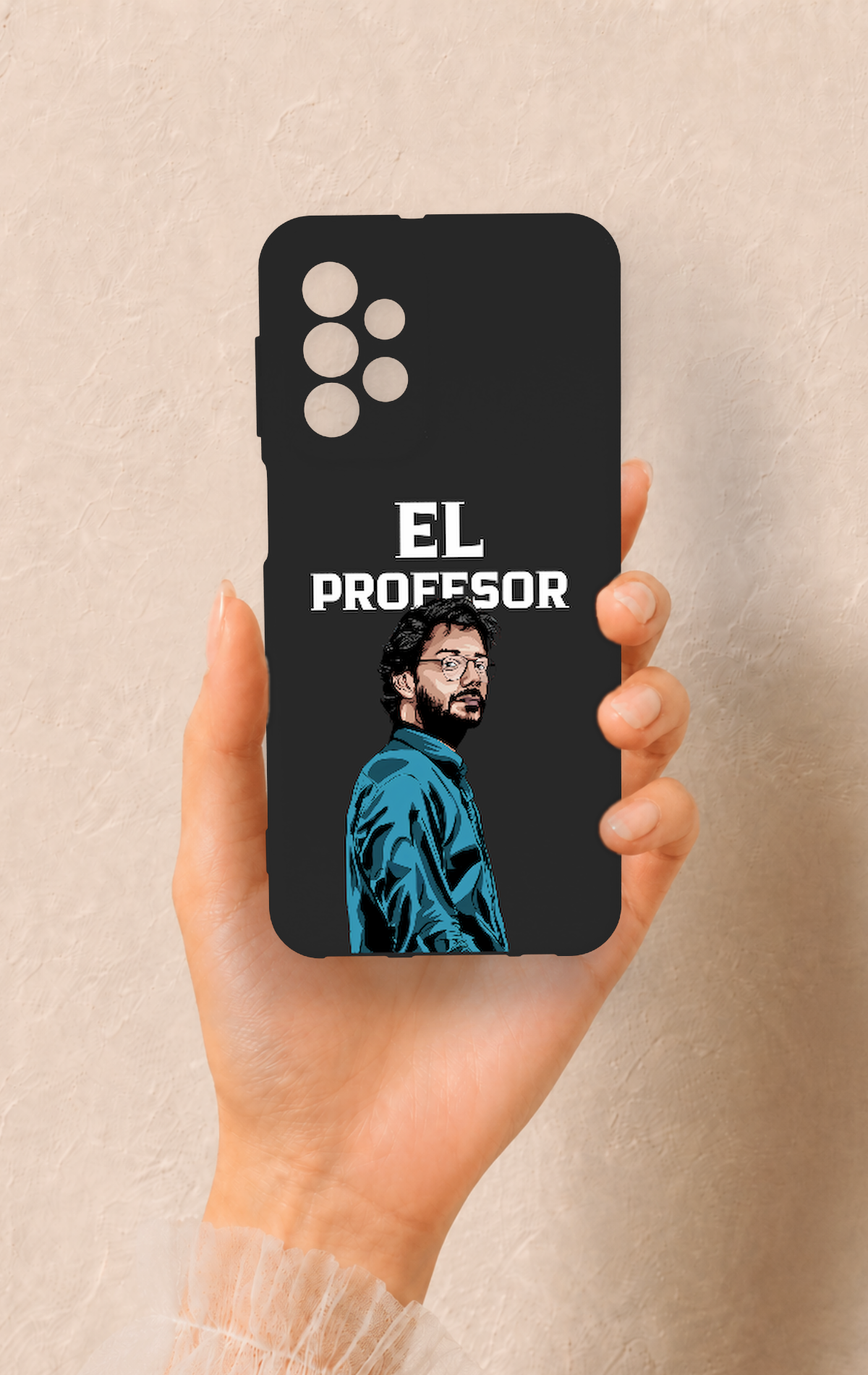 Samsung A23 Uyumlu El Profesor Desenli Silikon Kılıf