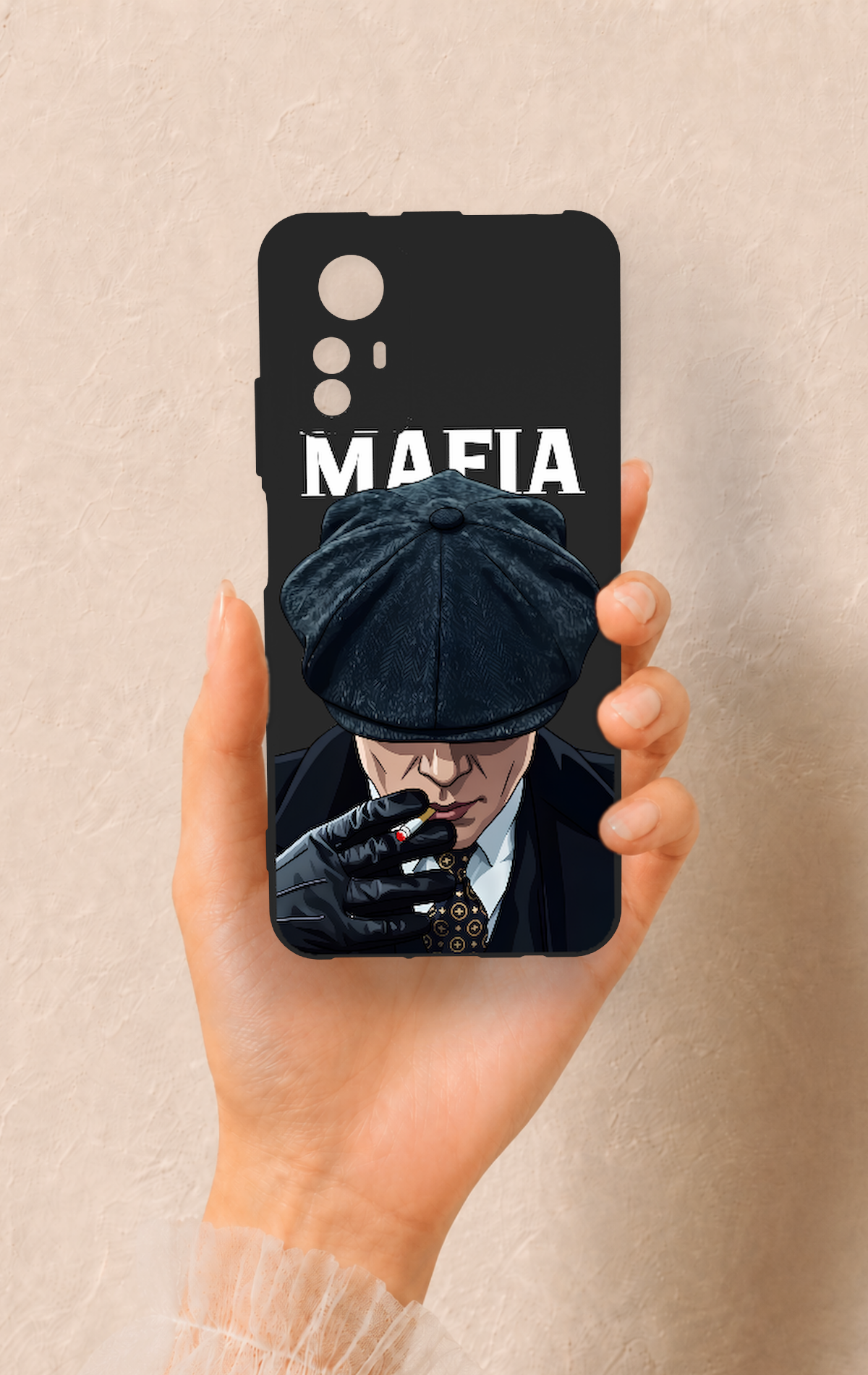 Redmi Note 12S Uyumlu MAFIA Desenli Silikon Kılıf