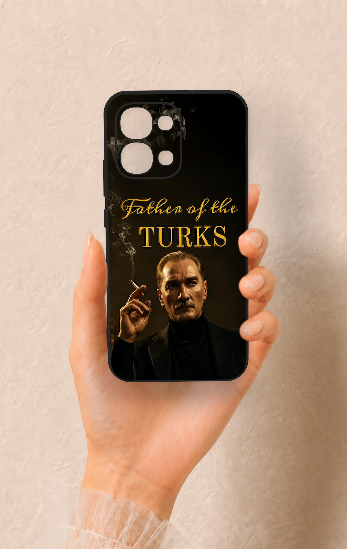 Oppo A6 Pro Uyumlu Father Of The Turks Desenli Silikon Kılıf