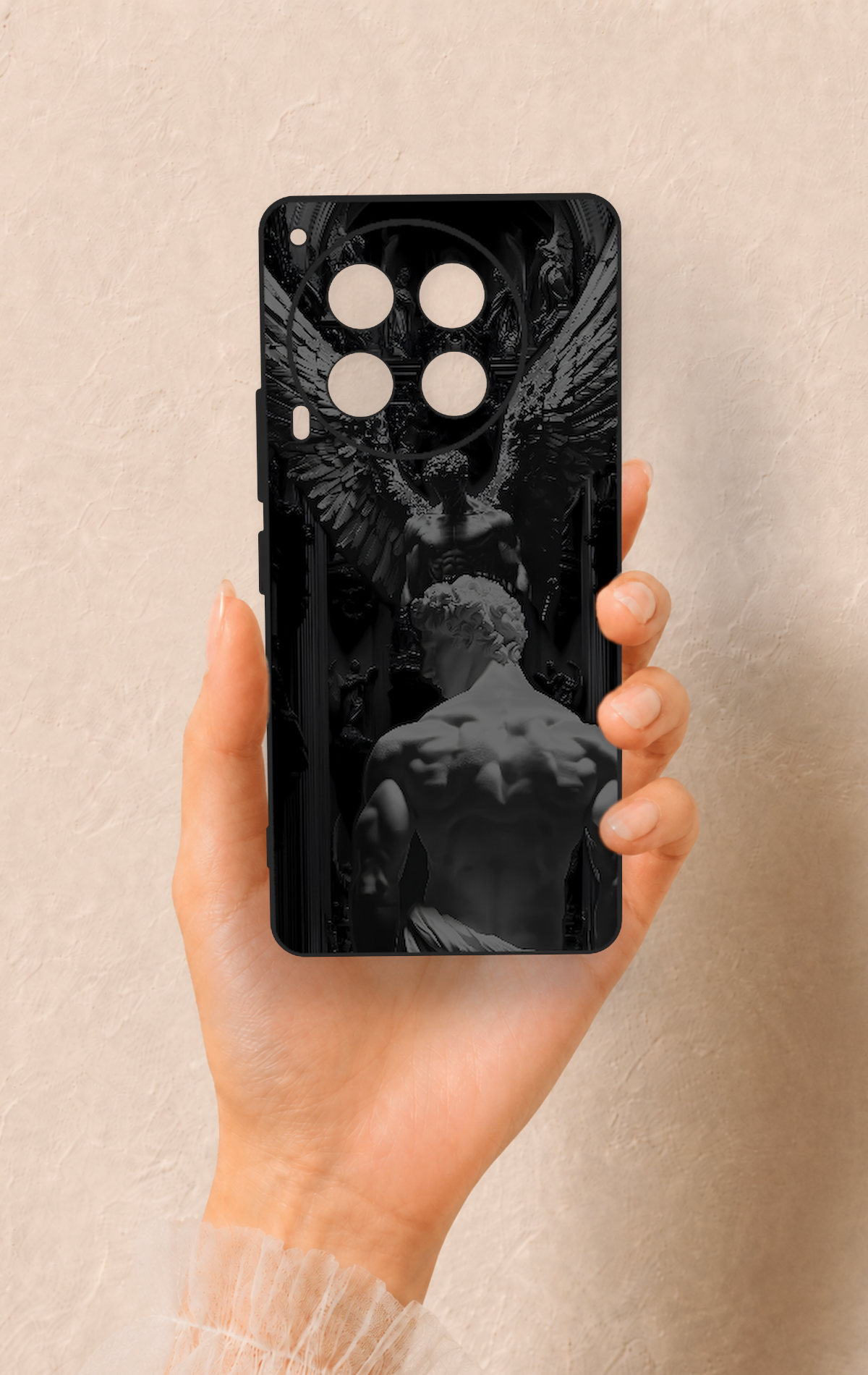 Tecno Camon 30 Uyumlu Icarus Desenli Silikon Kılıf