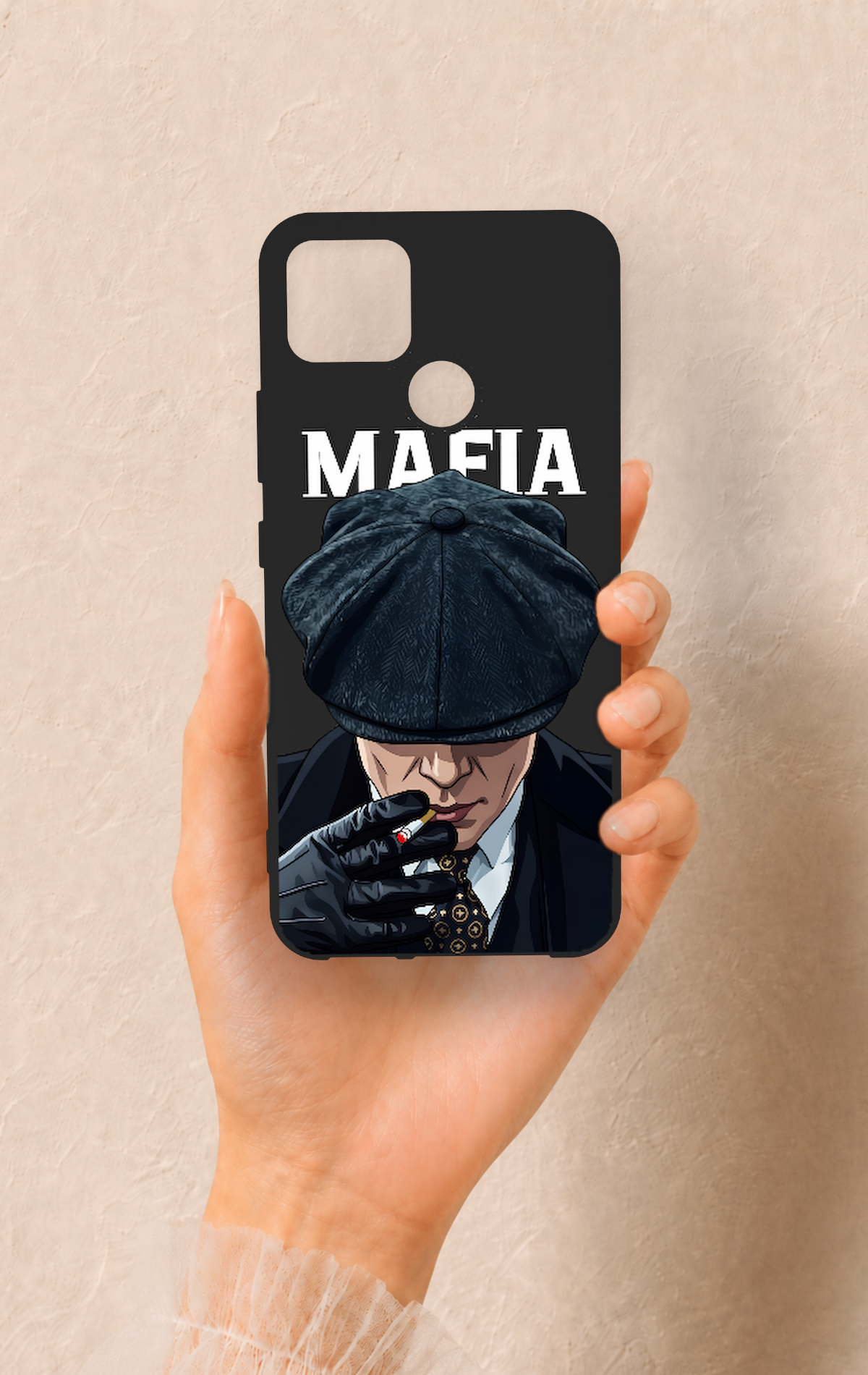 Realme C25 Uyumlu MAFIA Desenli Silikon Kılıf