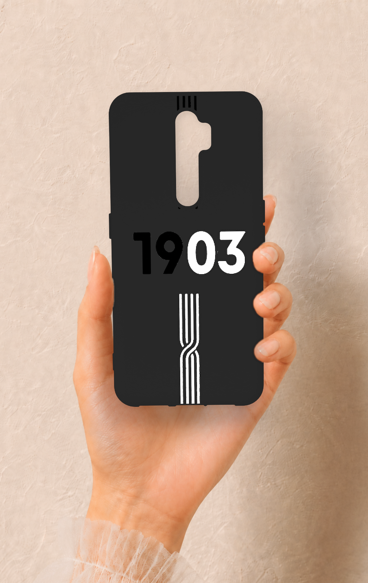 Oppo A5 2020 Uyumlu 1903 Kemer Desenli Silikon Kılıf