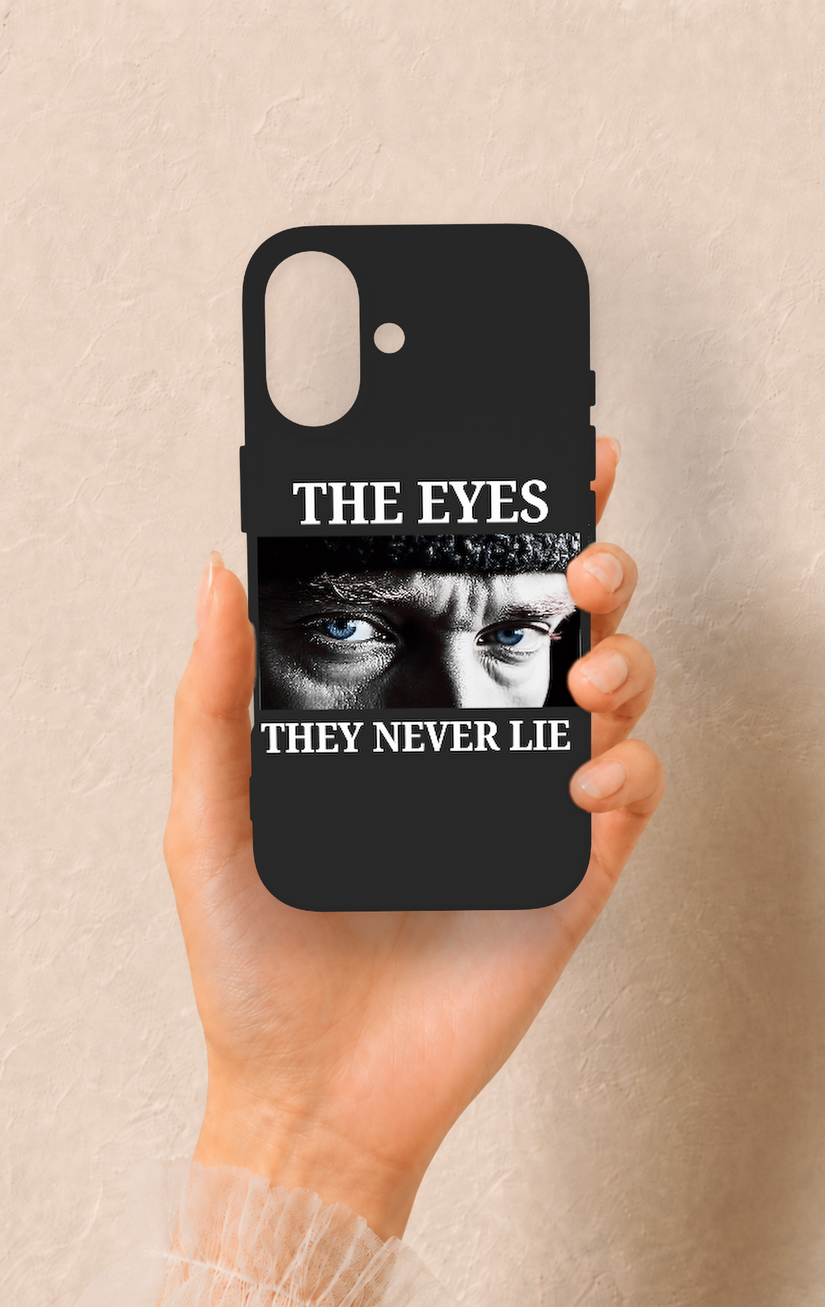 iPhone 16 Uyumlu Atatürk Eyes Desenli Silikon Kılıf