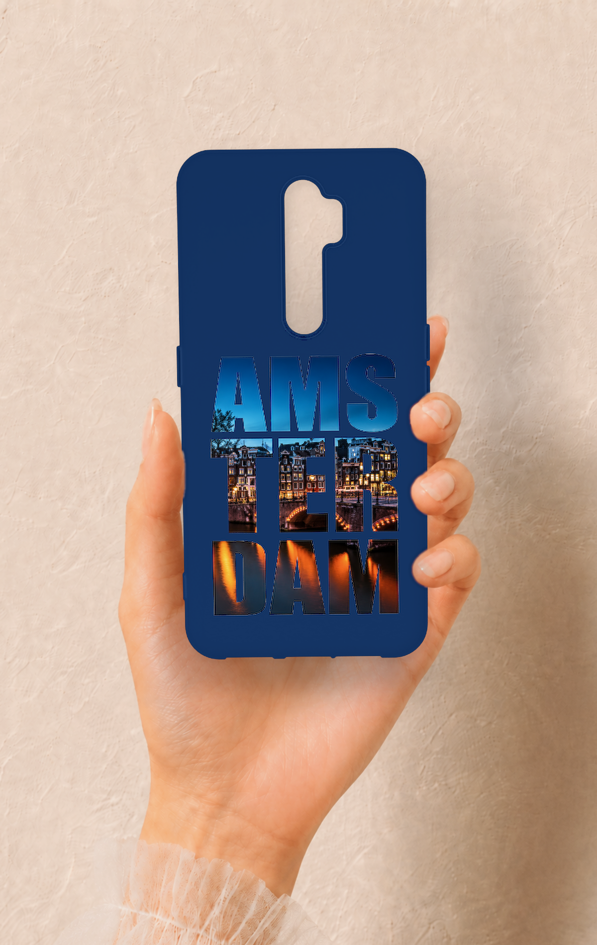 Oppo A5 2020 Uyumlu Amsterdam Desenli Silikon Kılıf