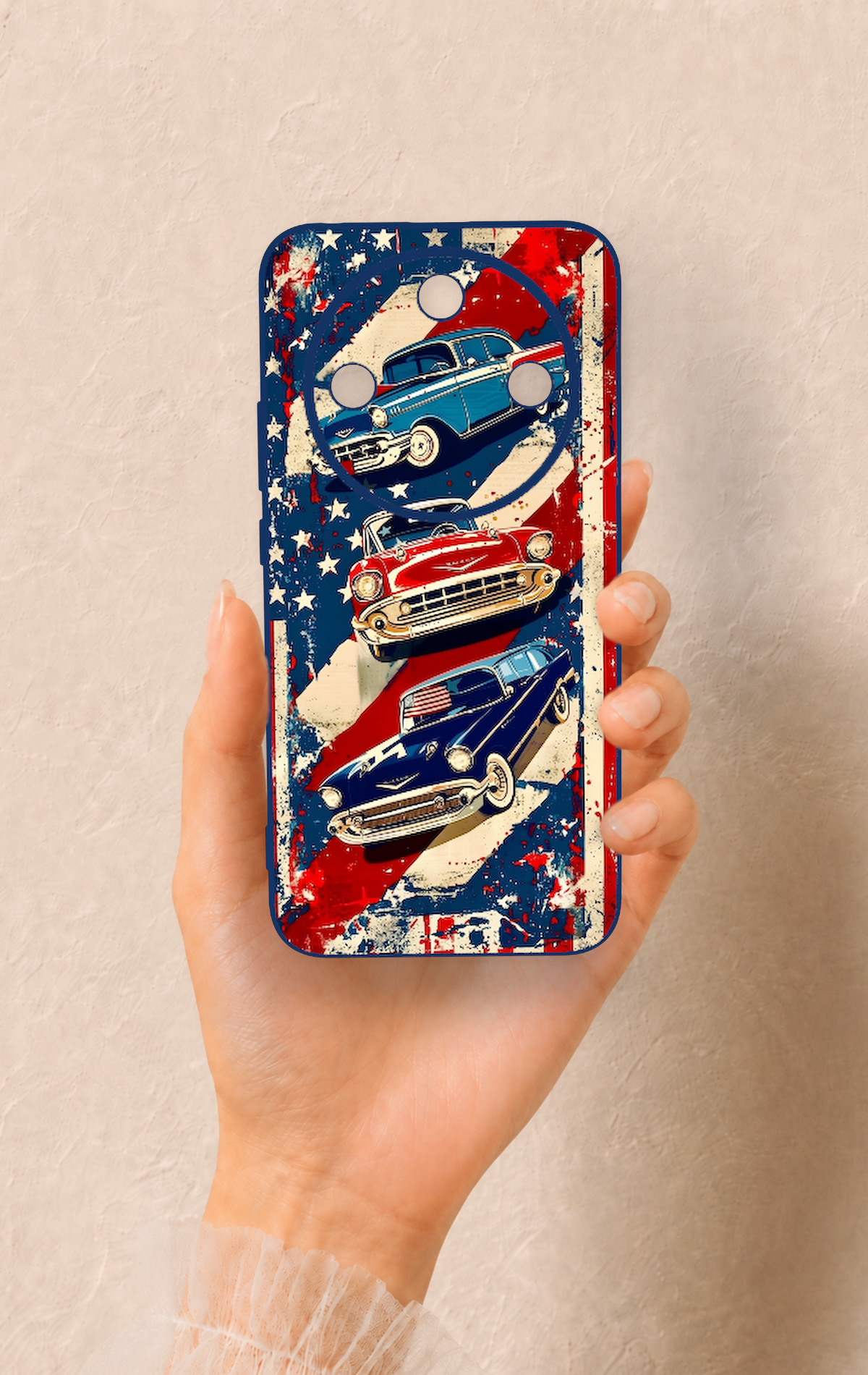 Honor Magic 8 Lite Uyumlu Amerikan Chevrolet Desenli Silikon Kılıf